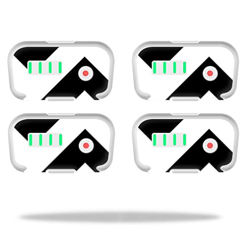DJI Phantom 3 Battery Skin Wrap (4-Pack) - Black Chevron Design Protective Cover Sticker | Compatible with DJI Phantom 3 Drones | Perfect for Drone Protection & Customization