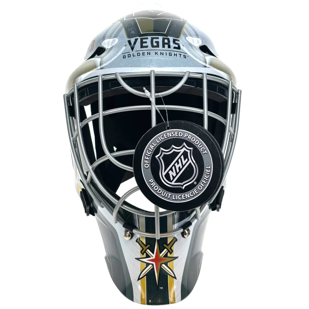 Hill Thompson Quick Signed Vegas Golden Knights Stanley Cup Goalie Mask Adin - Authentic NHL Collectible for Hockey Fans & Sports Memorabilia Enthusiasts - Perfect for Display, Gifts, and Game Room Decor