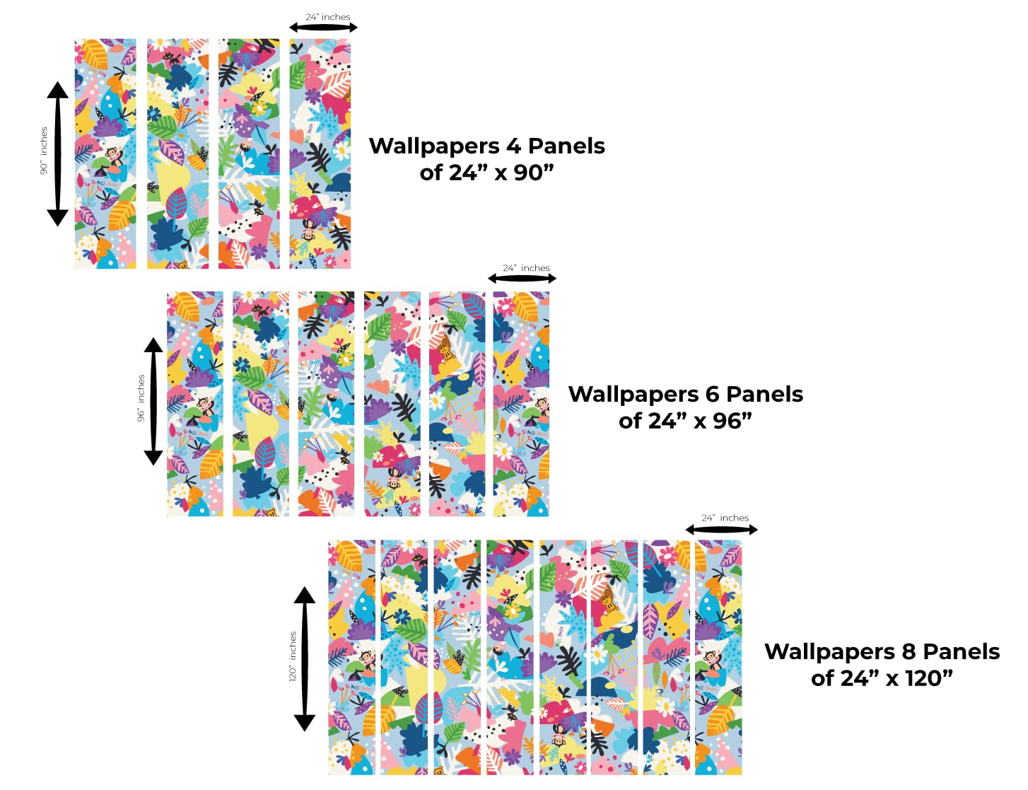 EGD Paul Frank Peel and Stick Wallpaper - Self Adhesive Removable Wallpaper for Living Room, Bedroom, Nursery - 24
