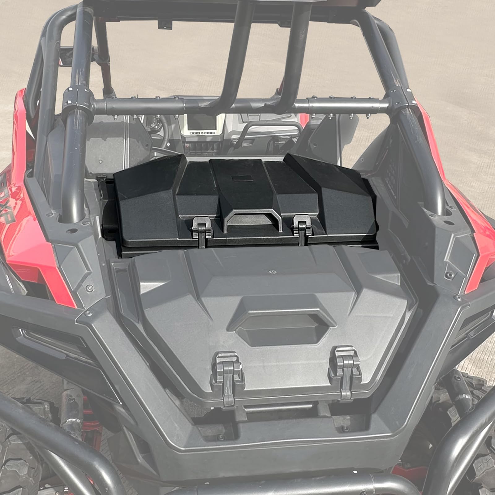 Polaris RZR PRO XP/Turbo R 2020-2023 Rear Cargo Storage Box - 73QT Waterproof UTV Tool Box with Lid | Replacement for #2883751 | Perfect for Off-Roading, Camping & Outdoor Gear Storage