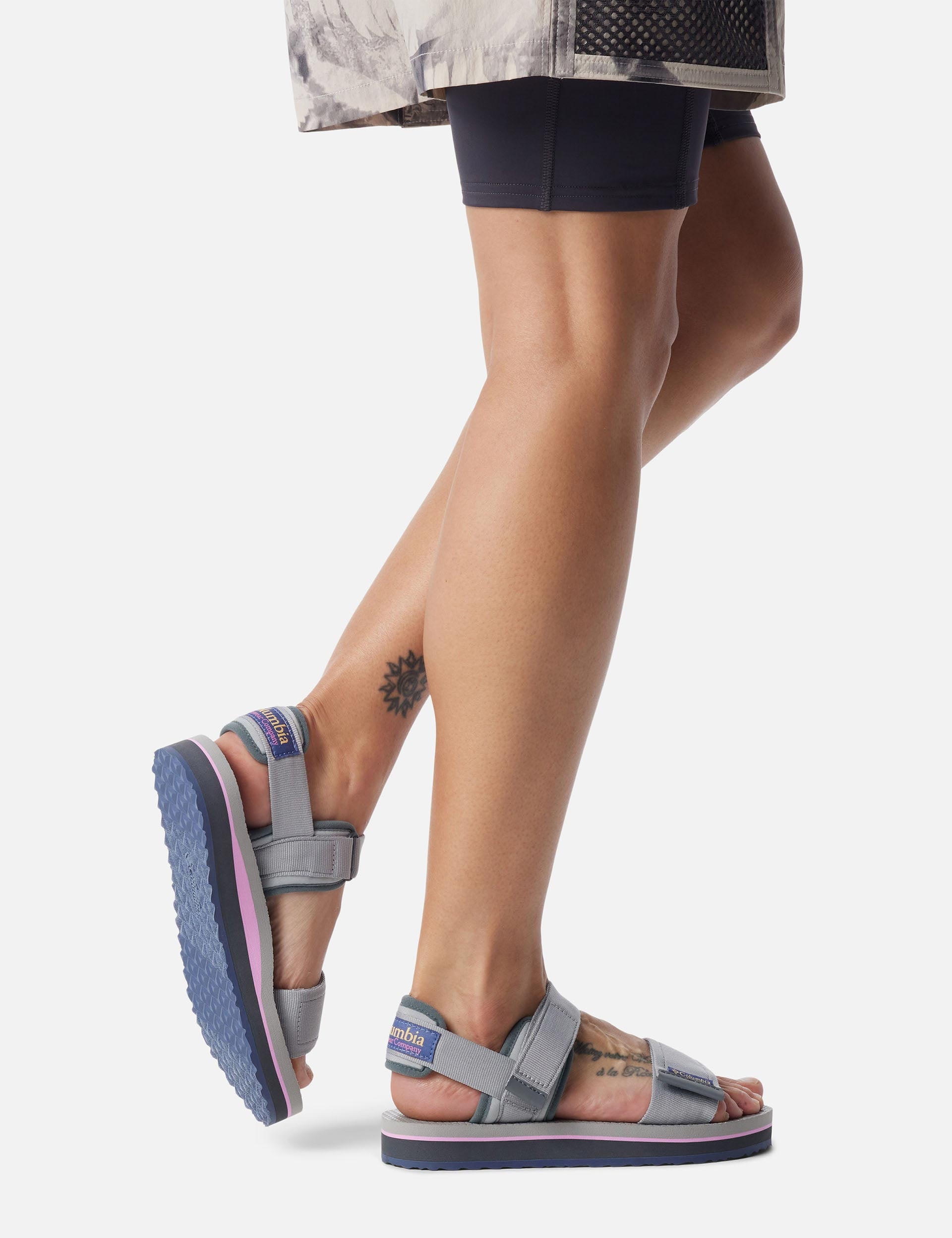 Via Sandal Women's Comfortable Slide Sandals - Breathable & Lightweight for Beach, Pool, and Summer Outfits | Steam/Sunkissed Color Options