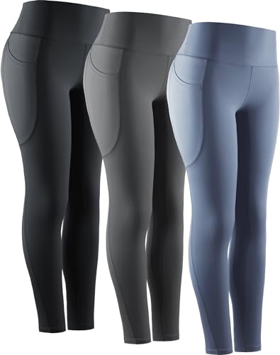 9069 Black/Grey/Navy Blue,3 Pack