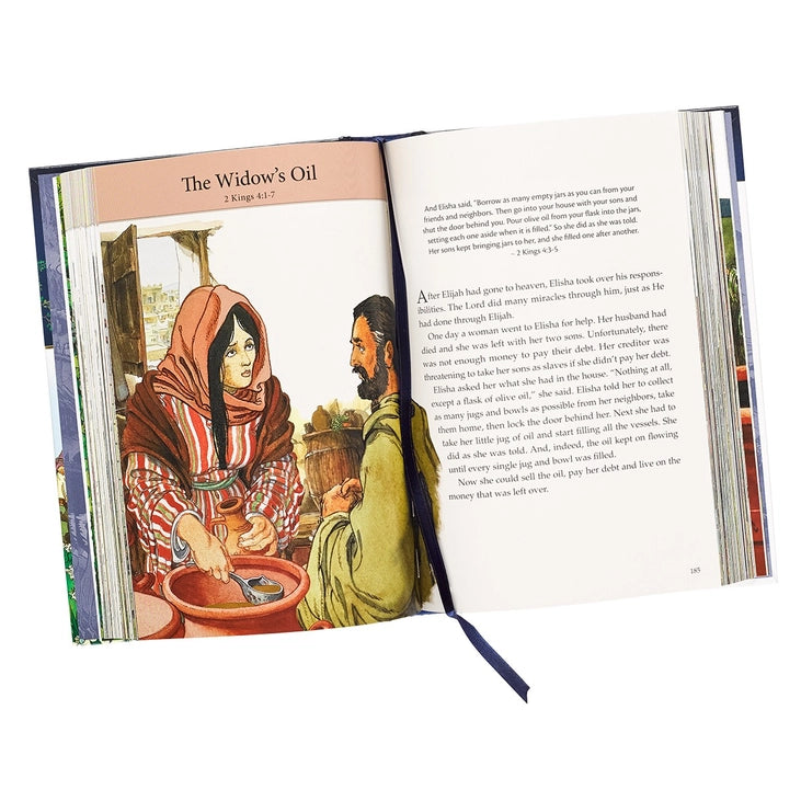 Classic Children's Bible Storybook - Illustrated Bible Stories for Kids with Moral Lessons - Perfect for Bedtime Reading, Sunday School & Family Devotions