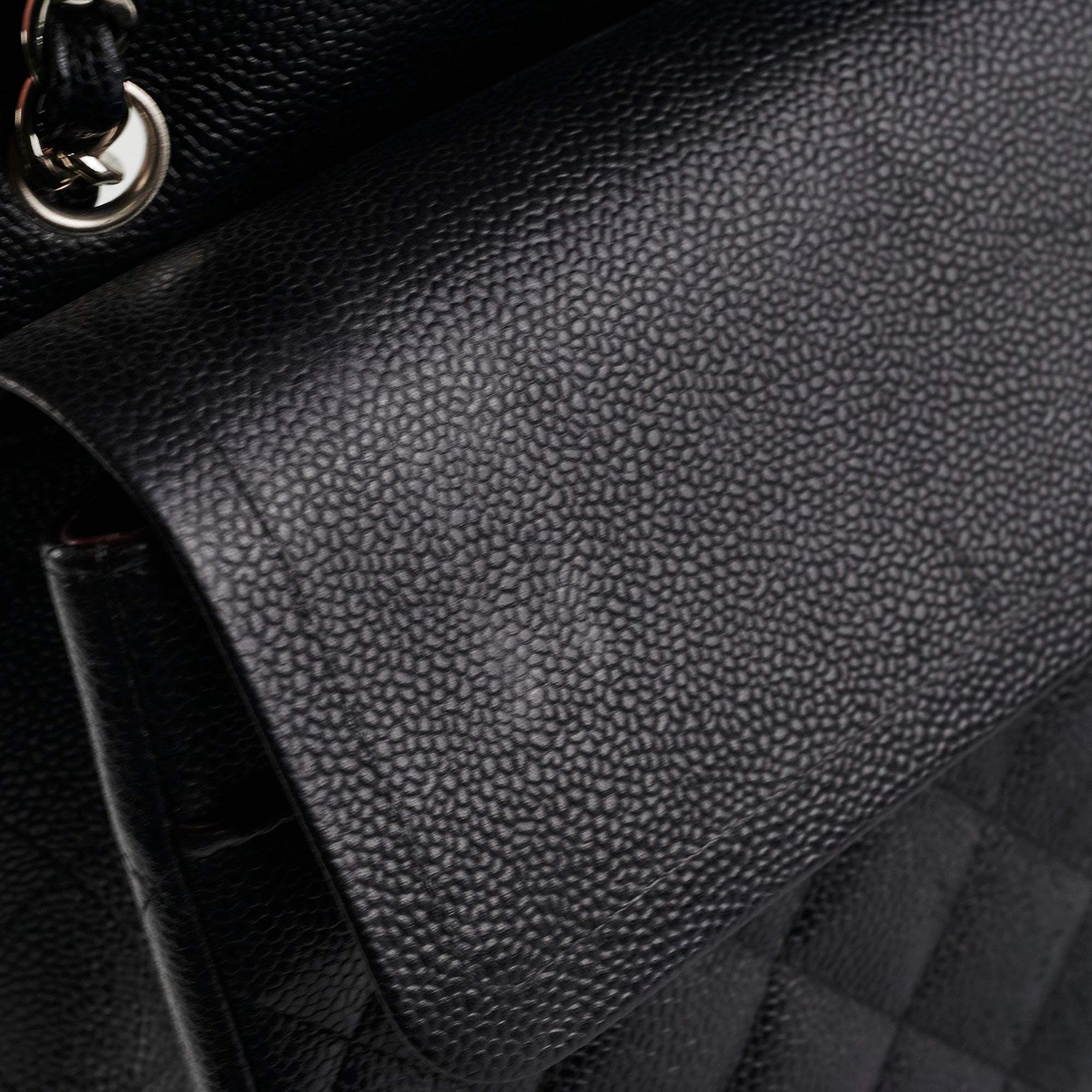 Chanel Jumbo Classic Double Flap Bag in Black Caviar Leather - Luxury Designer Handbag for Women, Perfect for Parties, Work & Everyday Use