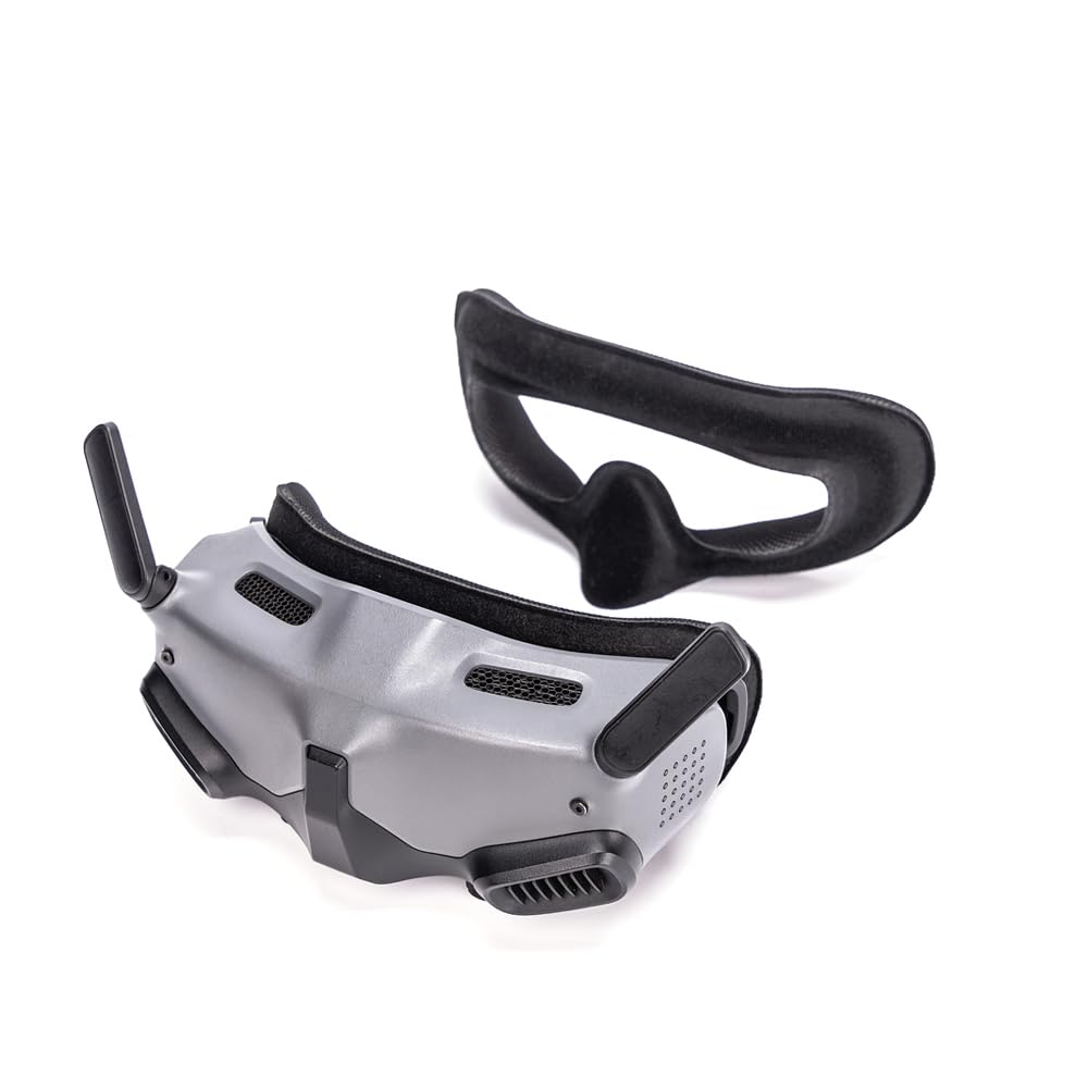 iFlight Replacement Soft-Fit Face Cushion Foam Padding for DJI Goggles 2 - Comfortable Eye Pad Plate & Sponge Faceplate Accessories - Perfect for VR Gaming, Drone Flying, and Extended Wear Sessions
