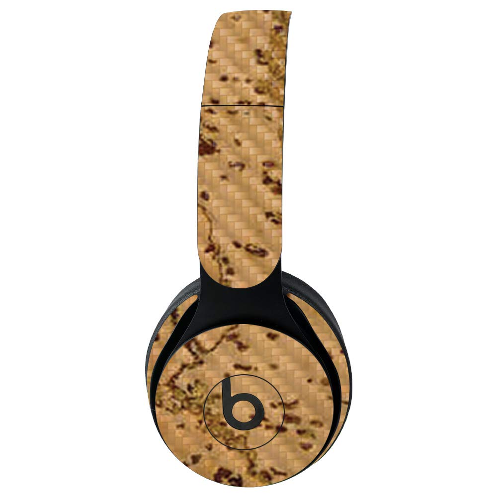 Premium Carbon Fiber Skin for Beats Solo Pro Wireless Headphones - Cork Texture | Protective & Durable Cover | Easy to Apply & Remove | Made in USA | Perfect for Travel, Workouts & Daily Use