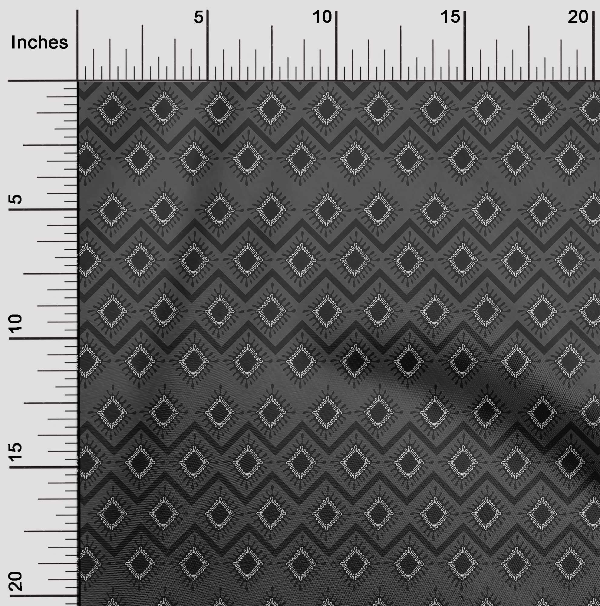 oneOone Rayon Gray Abstract Printed Fabric by The Yard - 56 Inch Wide DIY Sewing Material for Clothing, Dresses & Home Decor Projects