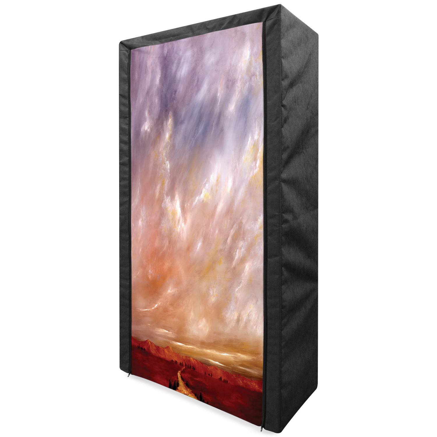 Lunarable Portable Fabric Wardrobe - 33.5