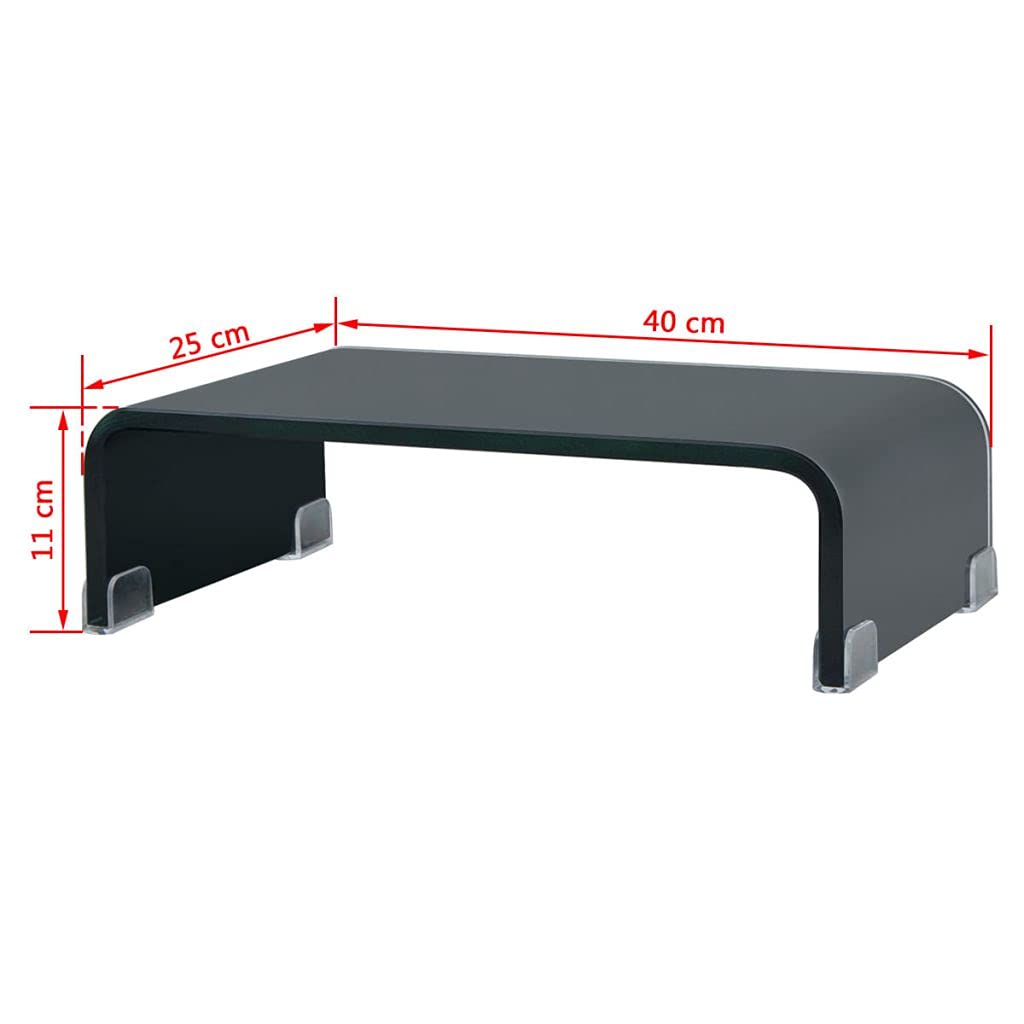 Premium Acrylic Monitor Stand Riser for Desk - 15.7