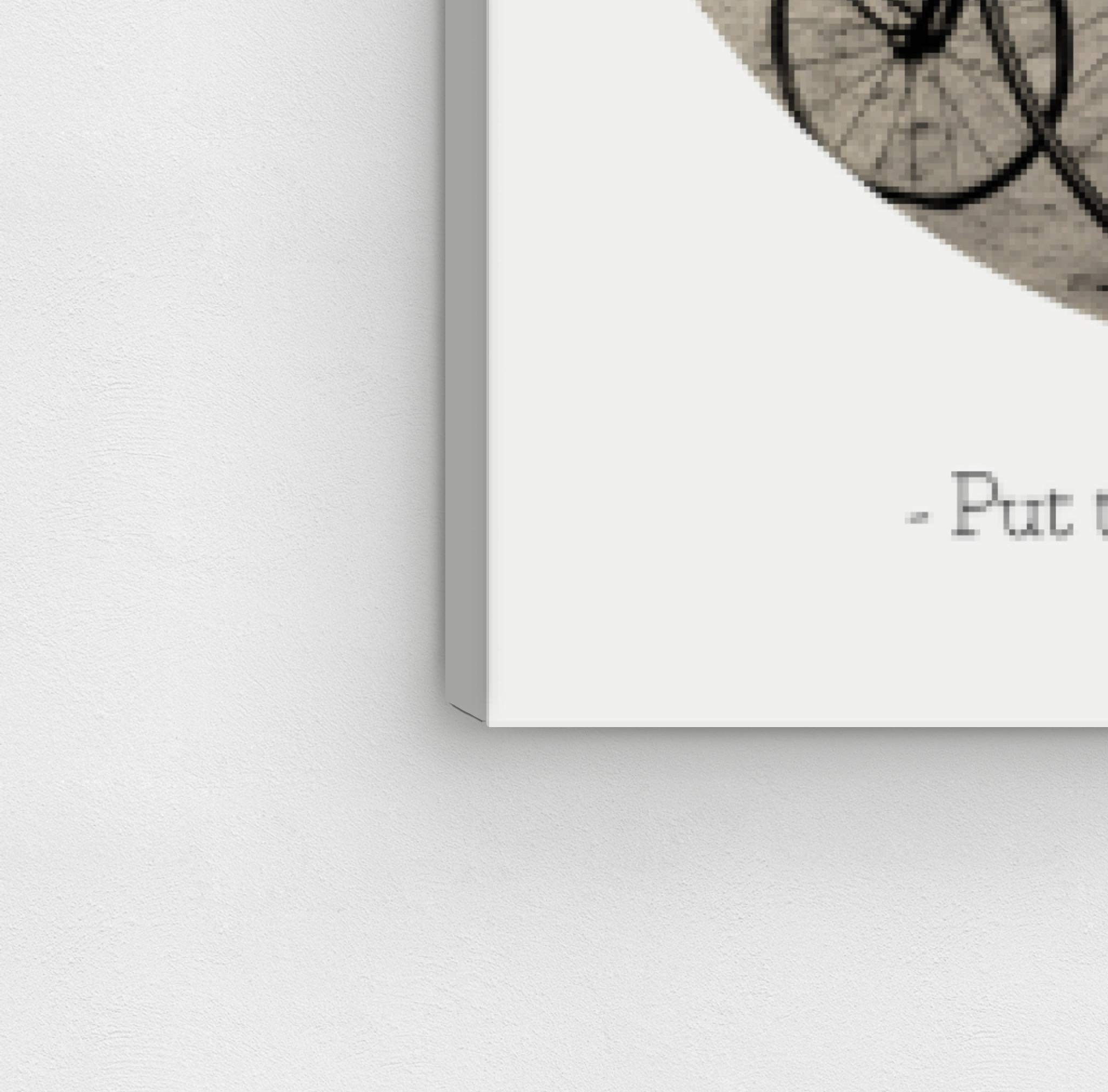 Oliver Gal Artist Co. 'Pedal to the Metal' Black & White Canvas Wall Art Print - 13x16 Inches - Modern Home Decor for Living Room, Bedroom & Office