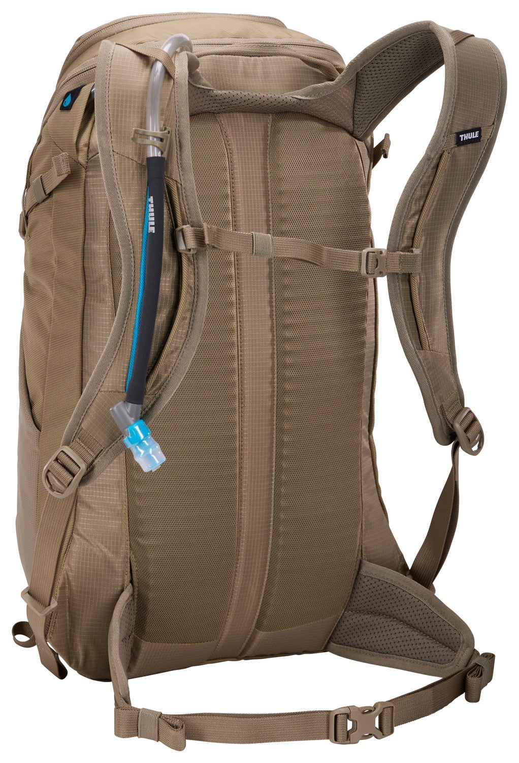 Thule AllTrail 22L Hydration Pack - Lightweight Hiking Backpack with Water Bladder, Faded Khaki - Perfect for Trail Running, Camping & Outdoor Adventures