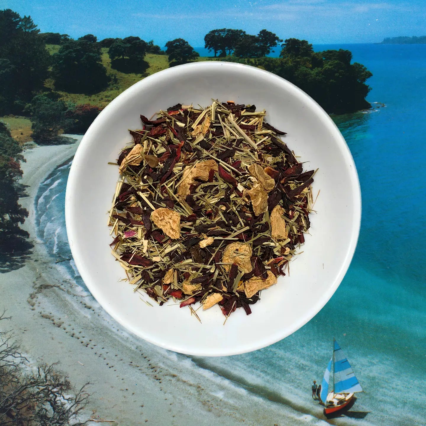 Premium Hawaiian Haze Loose Leaf Tea - Organic Herbal Blend for Relaxation & Wellness | Perfect for Afternoon Tea, Stress Relief & Meditation Moments