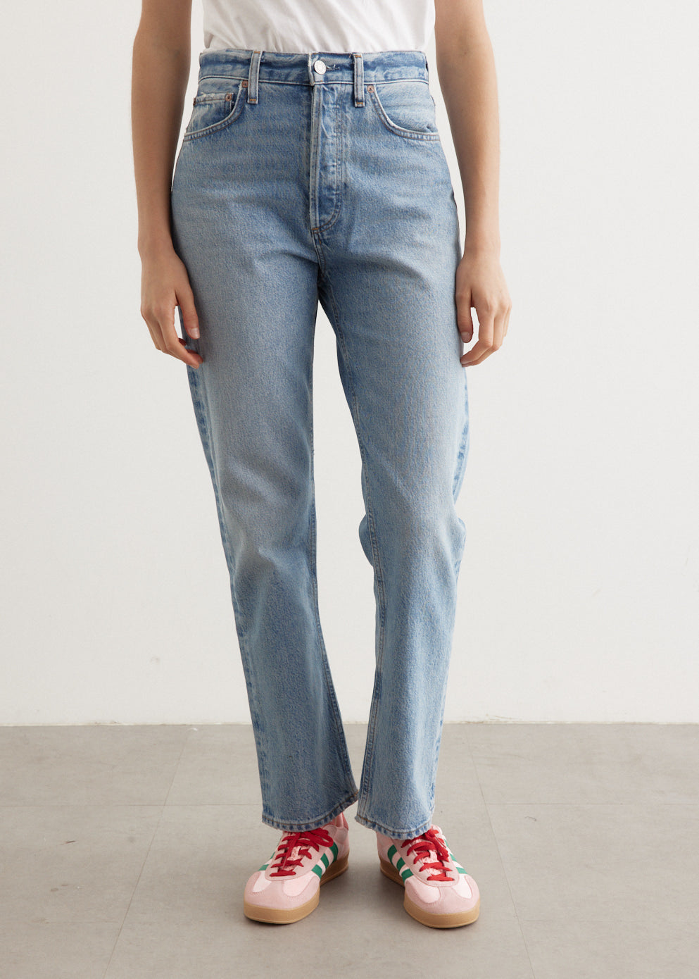 90s High Waist Pinched Jeans for Women - Vintage Retro Denim Pants - Perfect for Casual Outfits & Streetwear Fashion