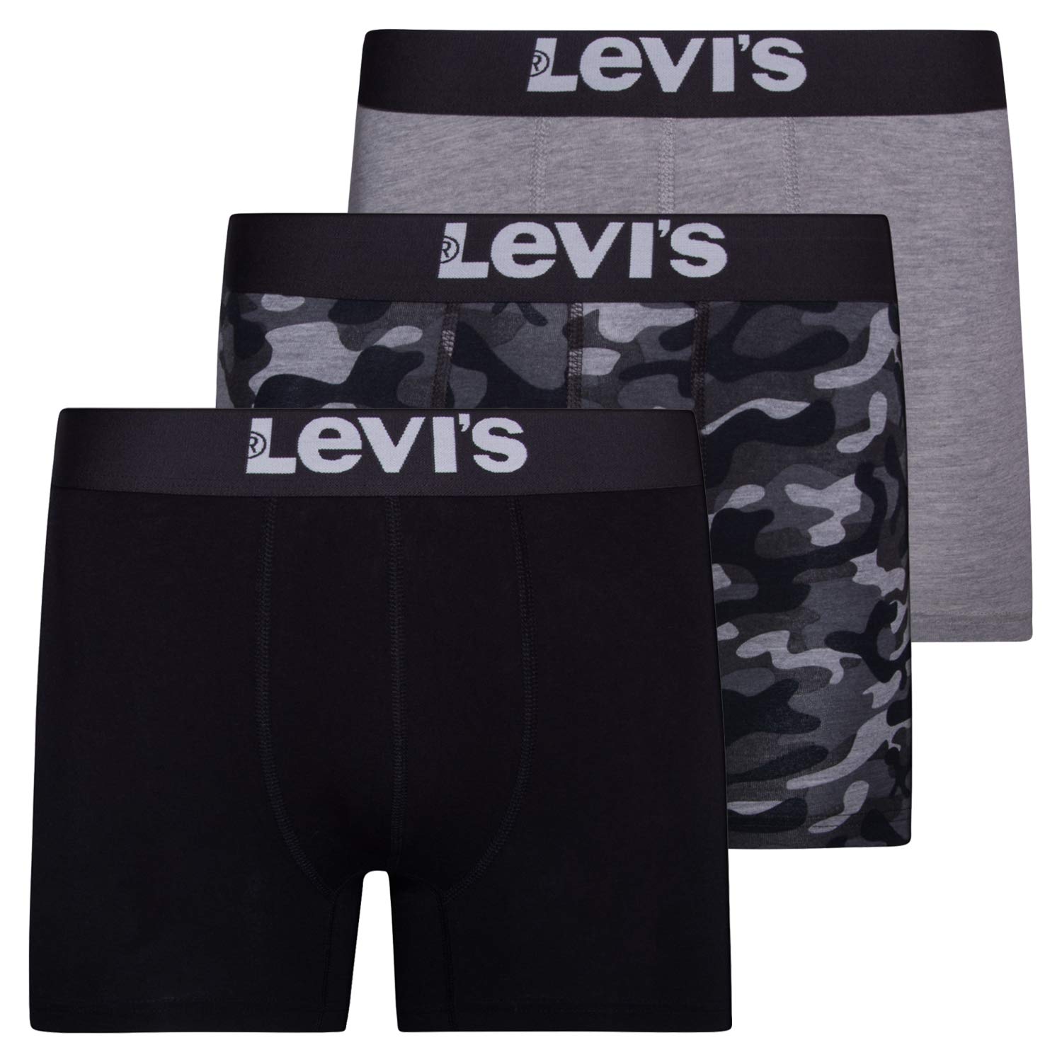 Levi's Big & Tall Men's Boxer Briefs 1X-6X | Comfortable Cotton Underwear for Everyday Wear & Active Lifestyles
