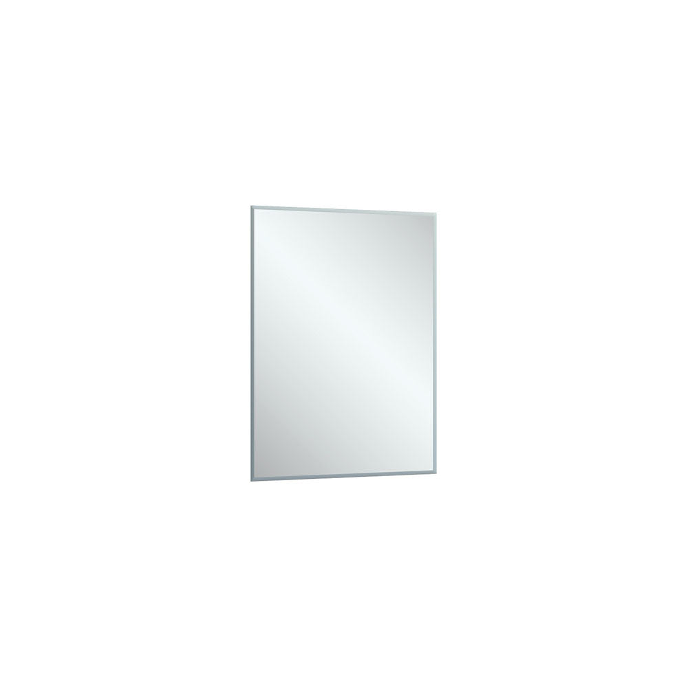 Fienza BEM 6075 Beveled Edge Rectangular Mirror - 23.6 x 29.5 Inches (600 x 750mm) - Modern Wall Mirror for Bathroom, Bedroom, and Living Room Decor