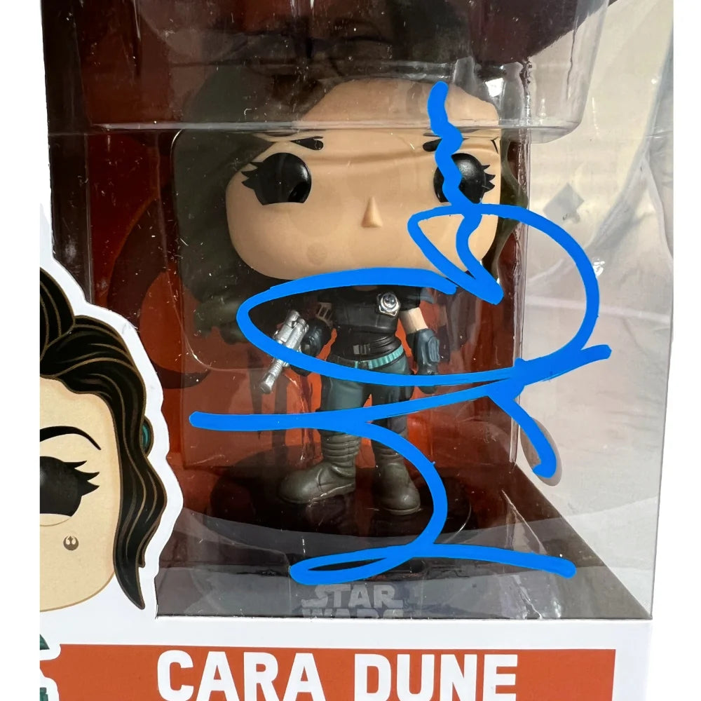 Gina Carano Autographed Funko Pop #403 Cara Dune Mandalorian Star Wars - Limited Edition Collectible with JSA COA - Perfect for Star Wars Fans & Pop Culture Collectors