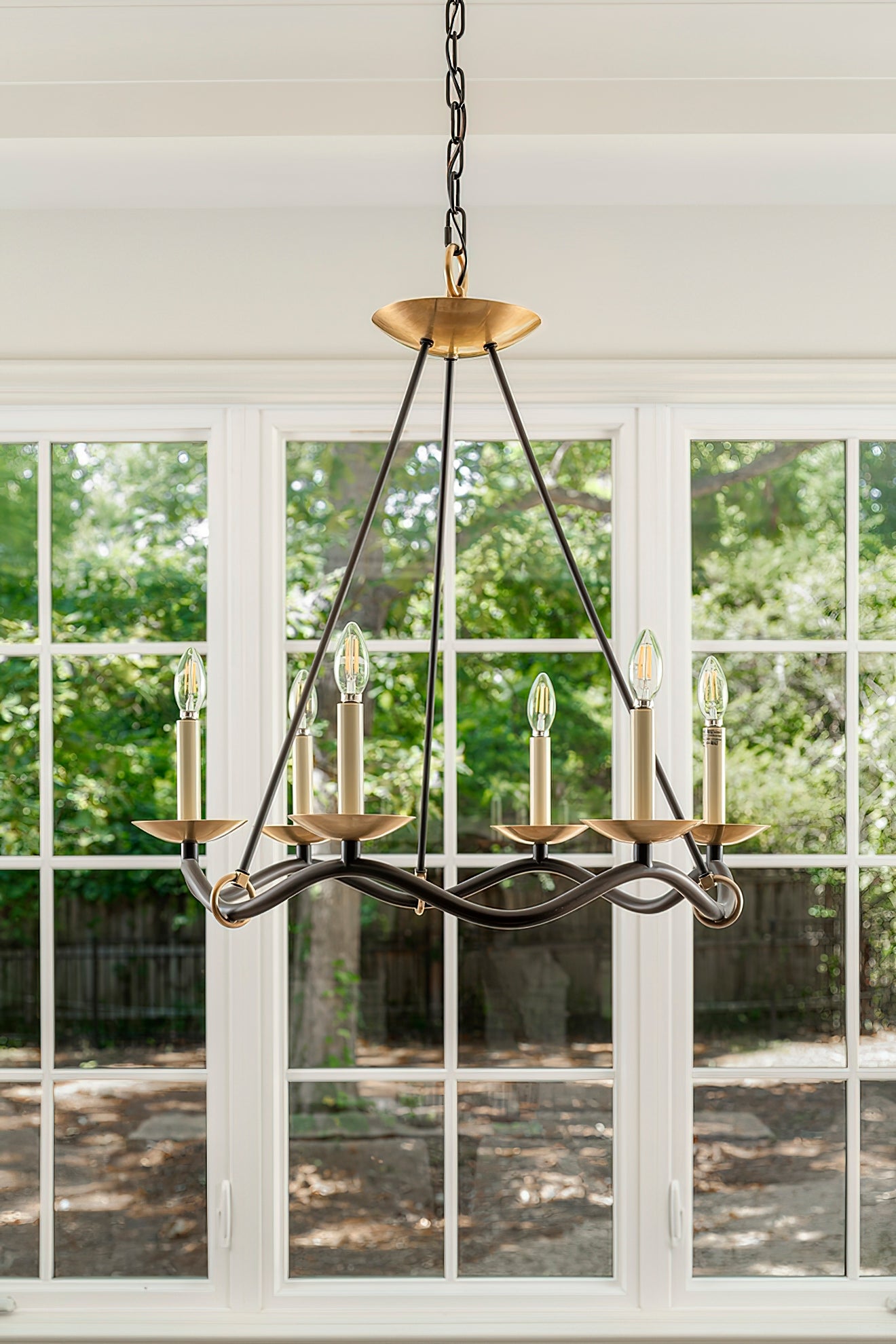 Stylish Choros Chandelier - Modern Crystal Ceiling Light Fixture for Dining Room, Living Room & Bedroom | Elegant Home Decor Lighting