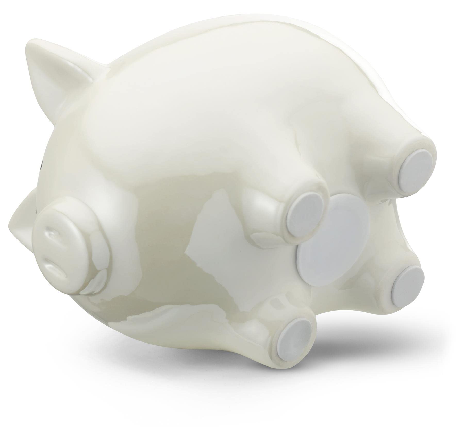 Mousehouse Gifts - Large White Piggy Bank for Kids, Cute Pig-Themed Money Box for Children Ages 3+, Perfect for Birthday Gifts, Savings Education & Room Decor