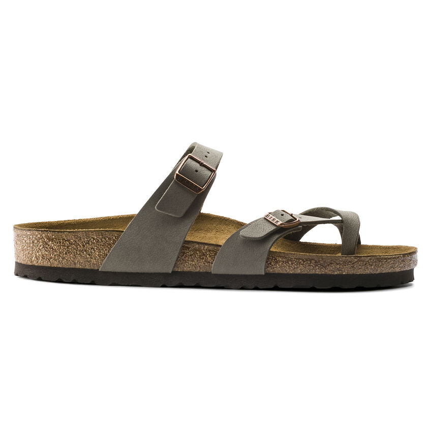 Birkenstock Mayari Sandals - Classic Footbed Comfort - Stone Color - Perfect for Summer, Beach, and Casual Wear