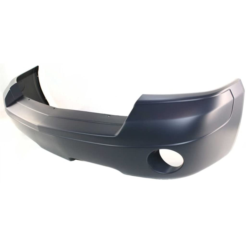 2005-2007 Dodge Dakota Front Bumper Cover - Primed with Fog Light Holes | CAPA Certified | CH1000444 | 5JL35TZZAF | Perfect for Off-Roading & Truck Restoration Projects