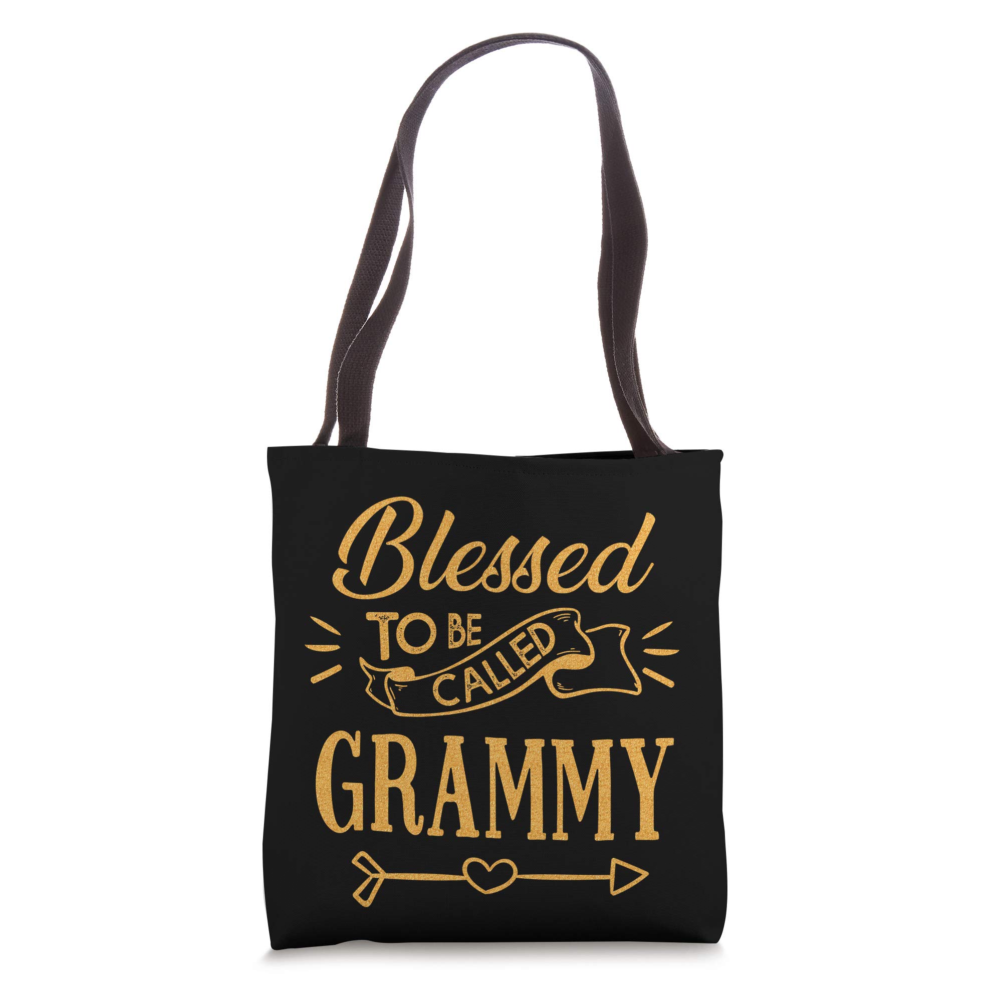 Blessed To Be Called Grammy Tote Bag - Cute Mother's Day Gift for Women - Large Canvas Tote for Shopping, Beach & Daily Use
