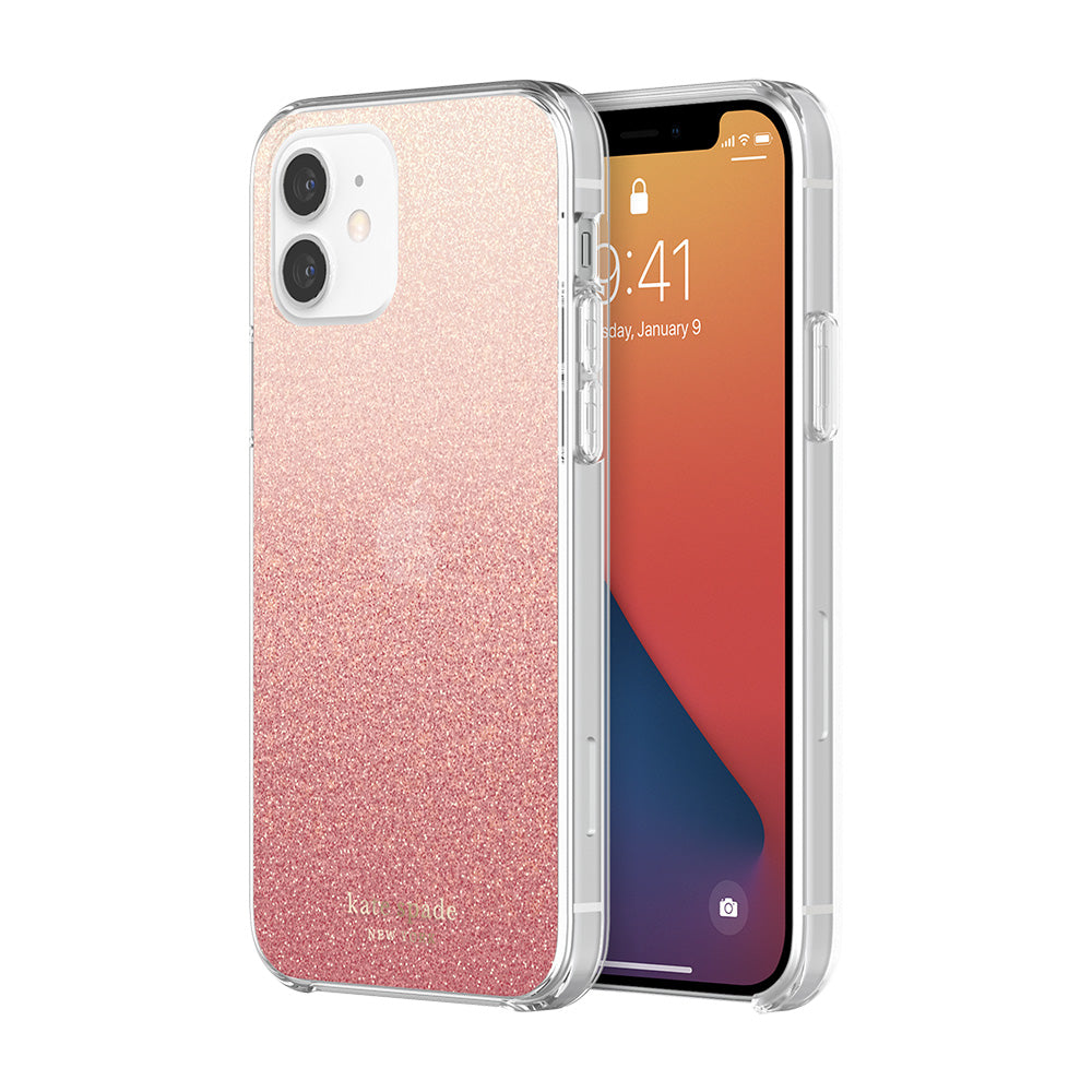 KSNY Shockproof Hardshell Case for iPhone 12 & iPhone 12 Pro - Floral Design Scattered Flowers Pattern | Slim Protective Phone Cover for Everyday Use, Travel & Outdoor Activities