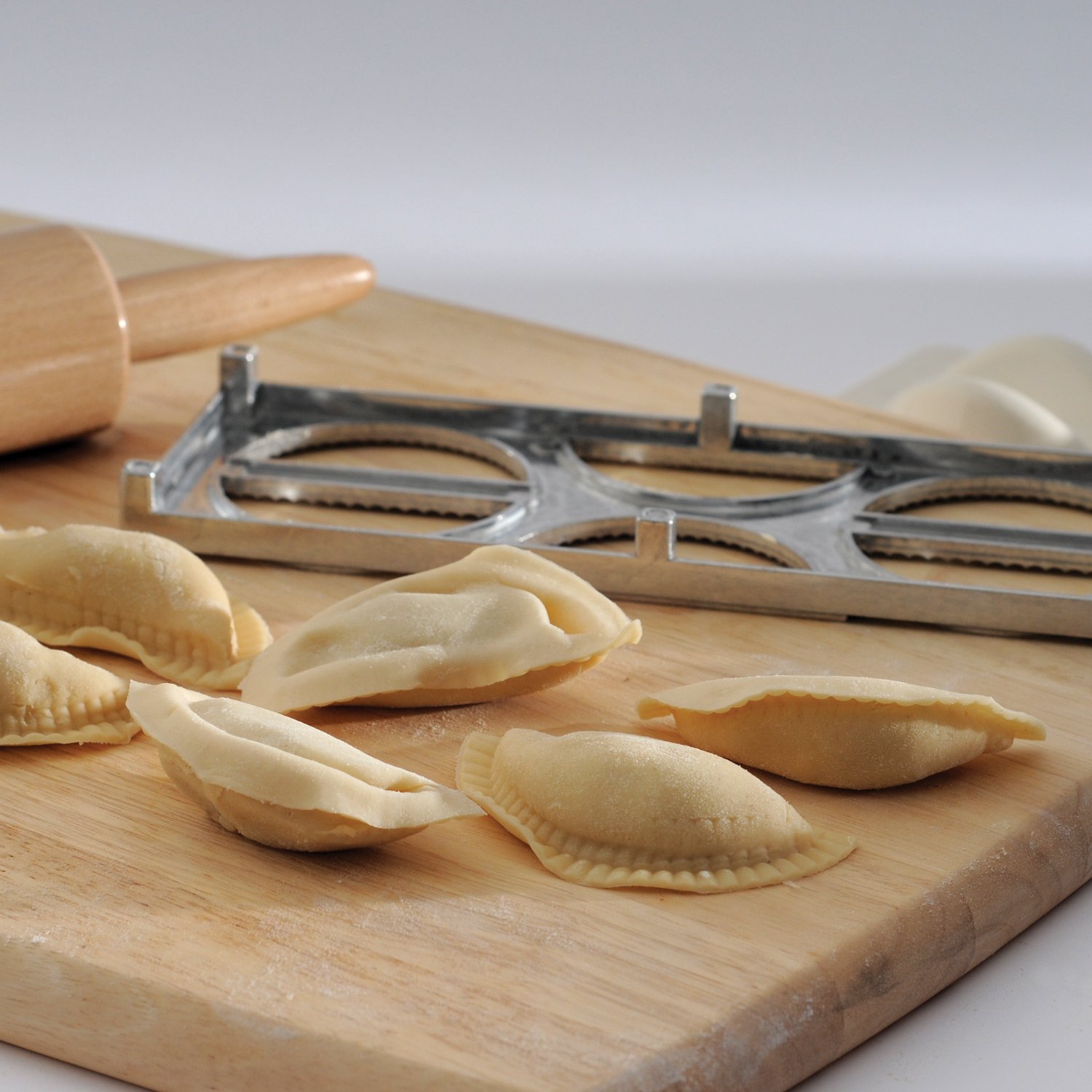 Norpro Pierogi Maker with Plastic Press - 7 oz Dough Press for Homemade Dumplings, Perfect for Polish, Ukrainian & Russian Cuisine - Great for Family Cooking & Holiday Meals