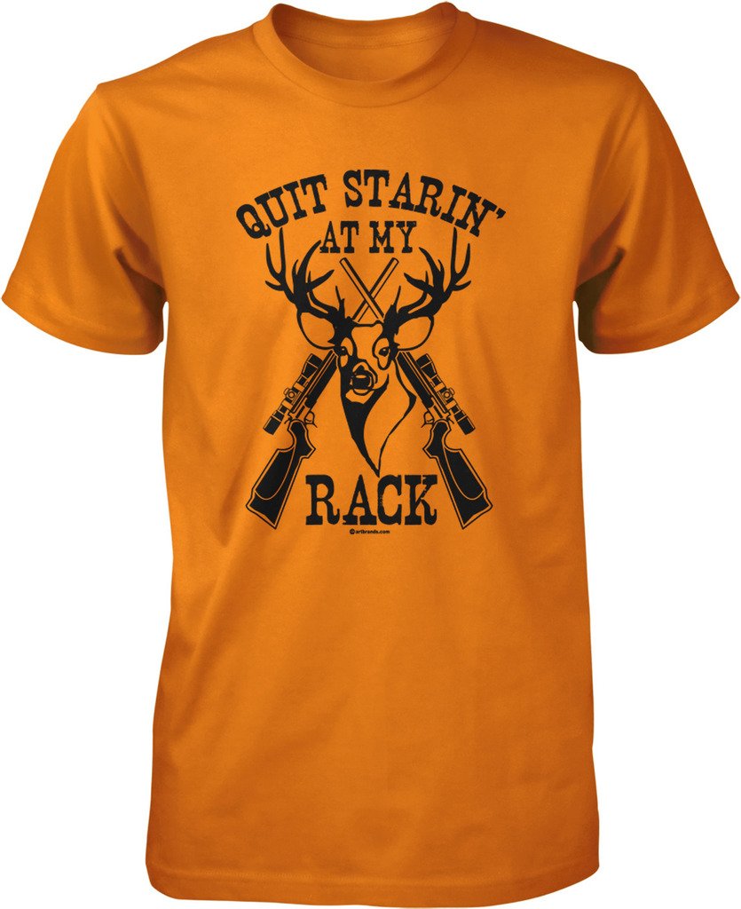 NOFO Clothing Co Men's Big Rack Deer Hunting T-Shirt - Funny Hunting Graphic Tee for Outdoor Enthusiasts | Perfect for Camping, Hunting Trips & Casual Wear
