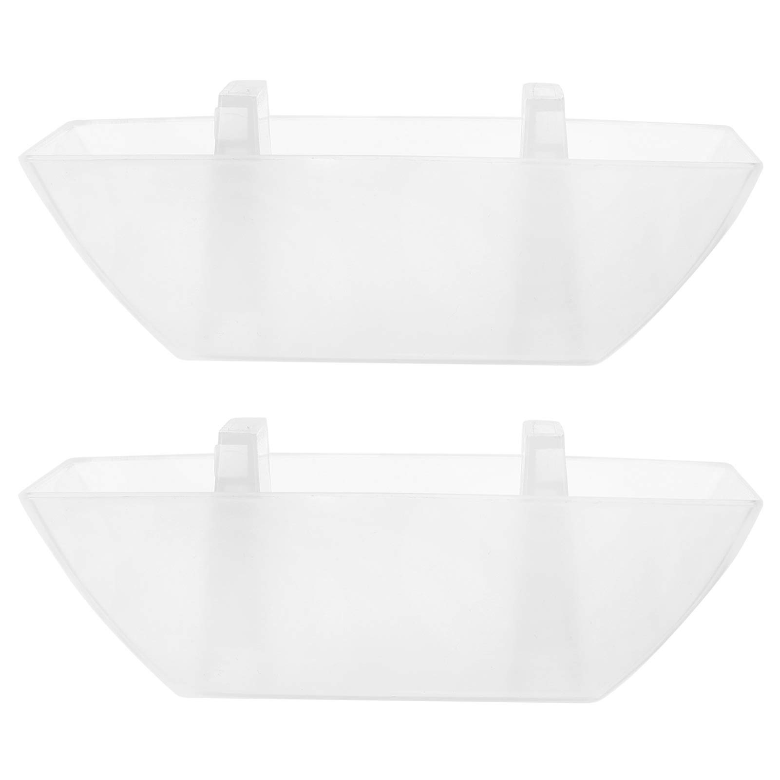 2 Pack Plastic Oil Collector Cups for Range Hood - Durable Oil Bowl & Oil Cup Set for Kitchen Grease Collection - Perfect for Stove Top, Cooktop, and Range Hood Maintenance