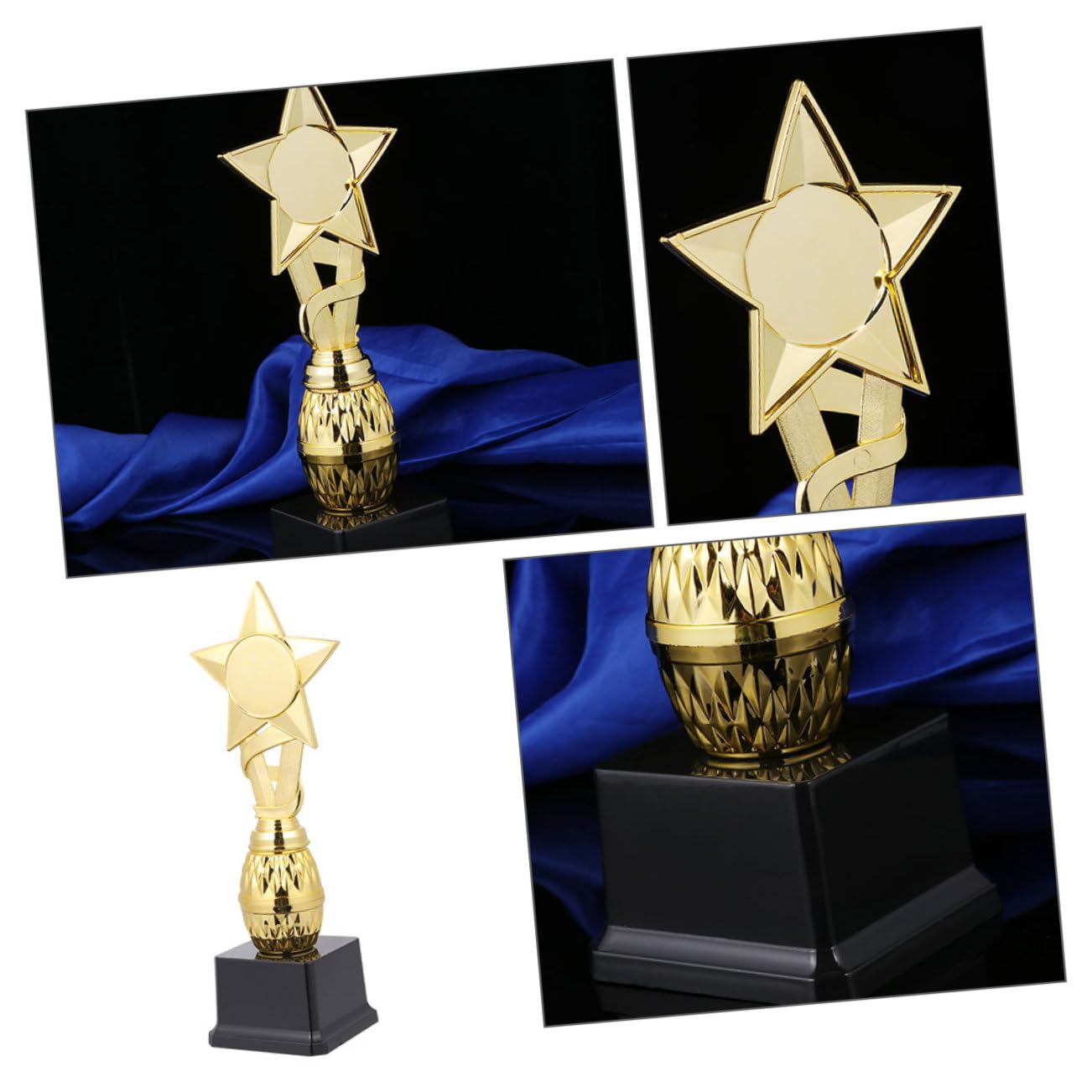 BELLIFFY Kids Small Plastic Soccer Trophy - Reusable Sports Award for Children - Perfect for Soccer Games, Team Parties & Youth Tournaments