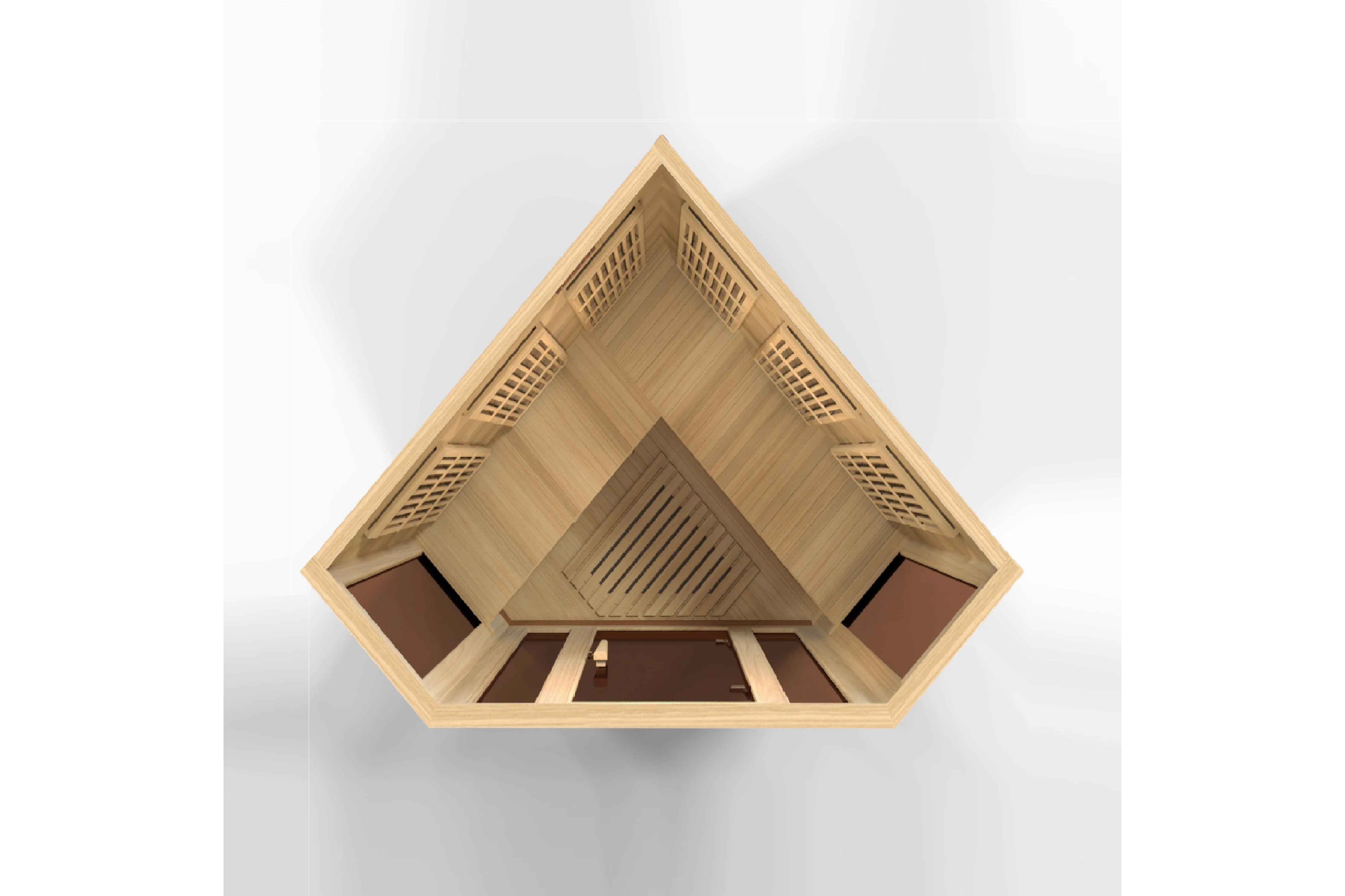 Maxxus 3-Person Corner Low EMF FAR Infrared Indoor Sauna for Home Relaxation & Detox - Perfect for Small Spaces & Family Wellness