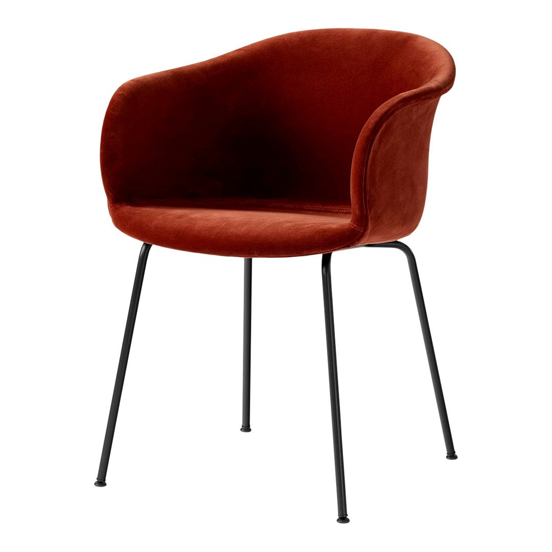 Elefy JH29 Modern Upholstered Dining Chair - Comfortable Fabric Seat with Sturdy Wooden Legs - Perfect for Kitchen, Dining Room, and Home Office Use