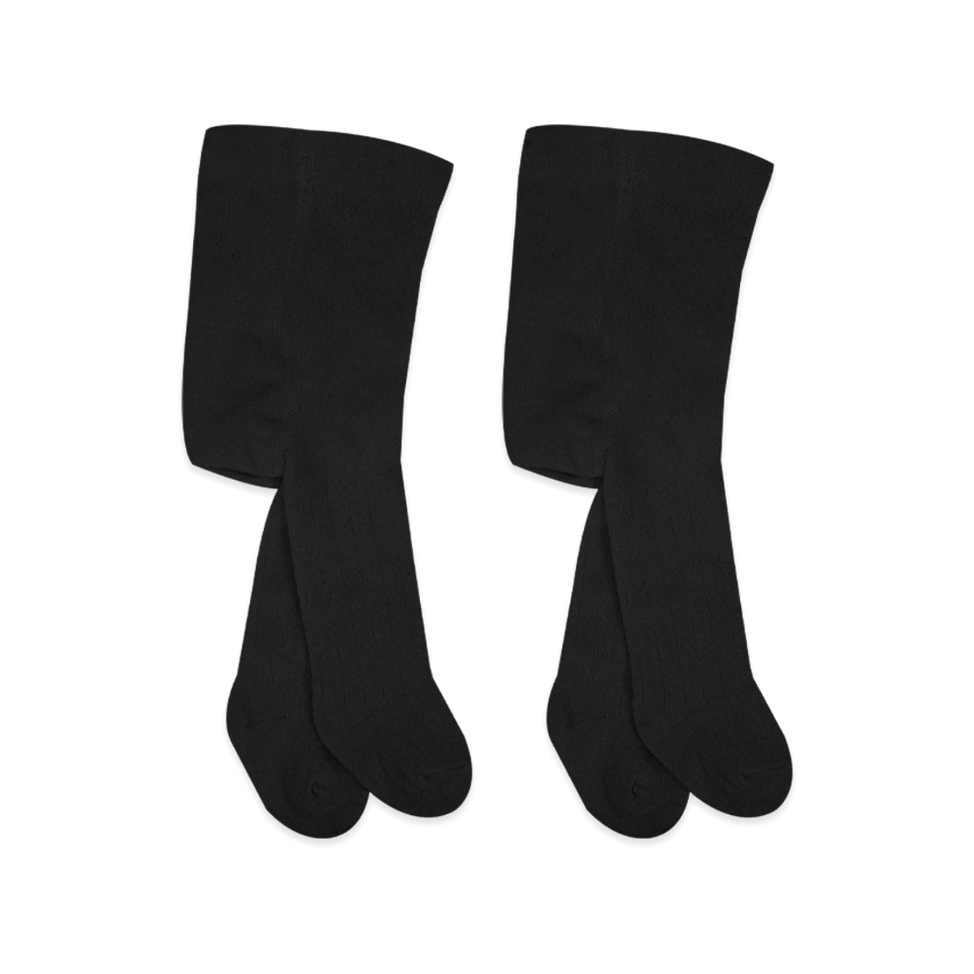 Bistyle Baby Girls Tights - Thick Warm Leggings for Newborn Infant Toddler | 2 Pack Soft Organic Cotton Stockings Pantyhose | Perfect for Winter, Playtime & Everyday Comfort