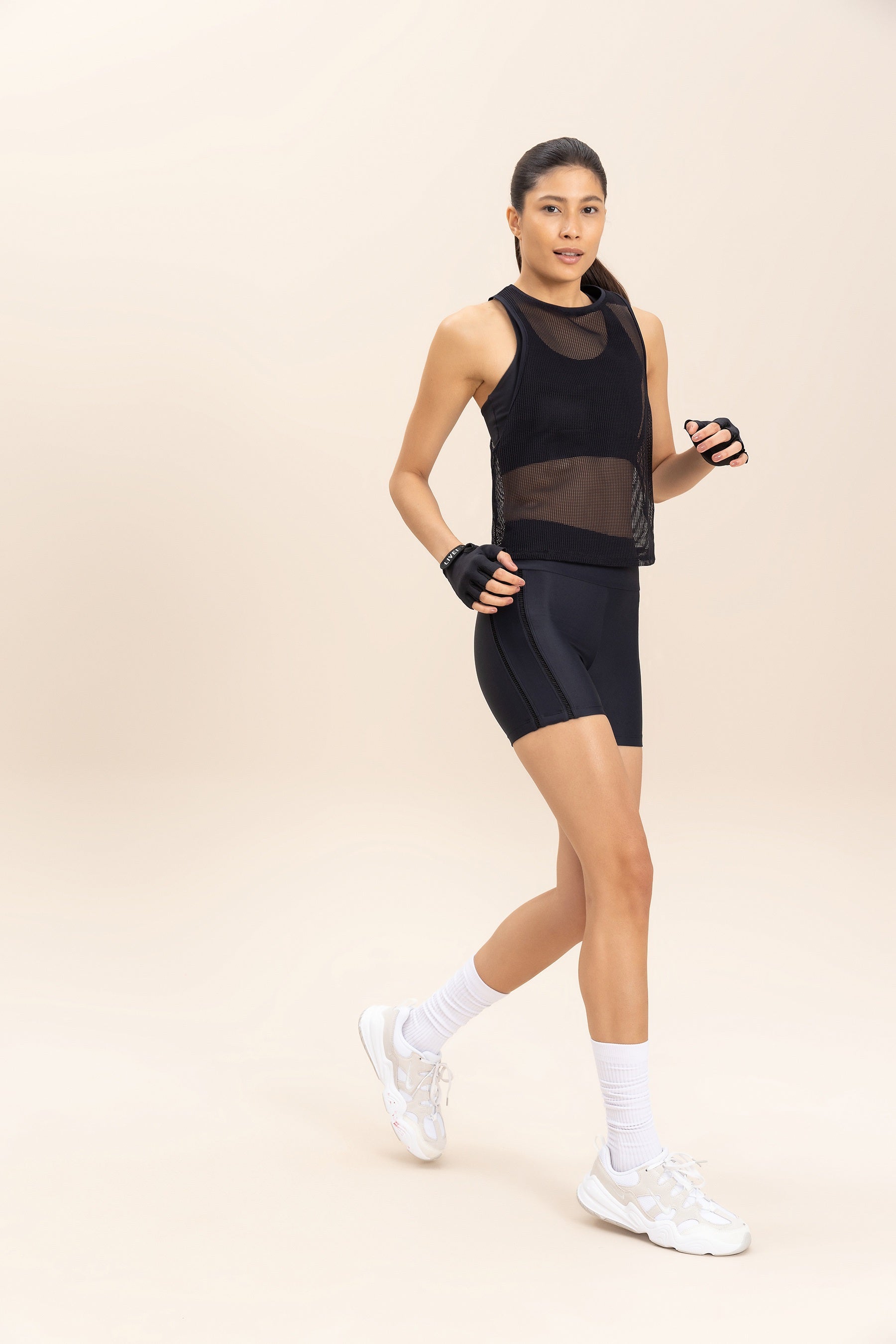 Breathable Bio Mesh Racerback Tank Top for Women - Lightweight Workout & Yoga Top - Perfect for Gym, Running, and Summer Activities