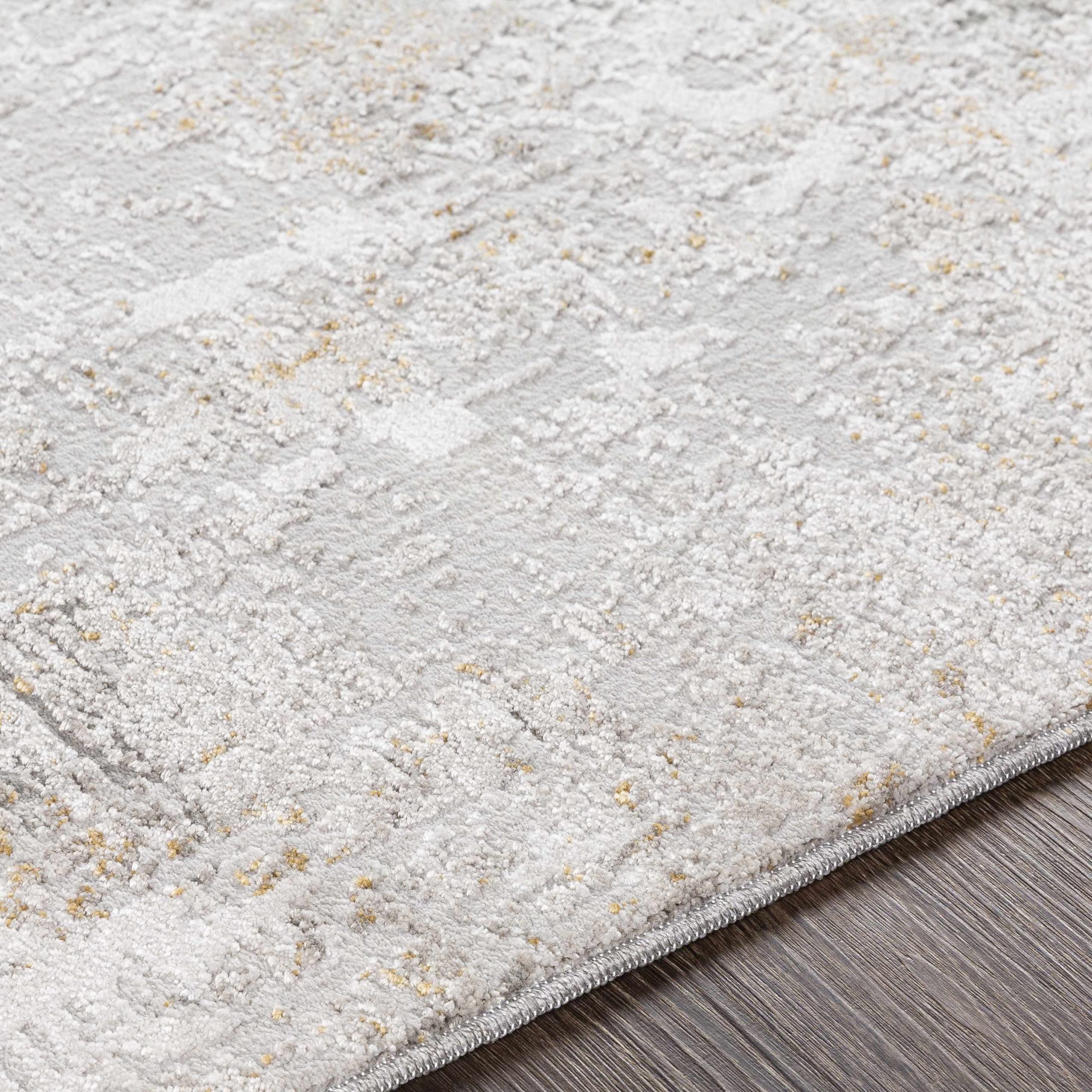 Hauteloom Windale Modern Area Rug 12' x 15' for Living Room & Bedroom - Soft Plush Carpet in Brown, Blue, Gray - Perfect for Home Decor, Cozy Spaces & High Traffic Areas