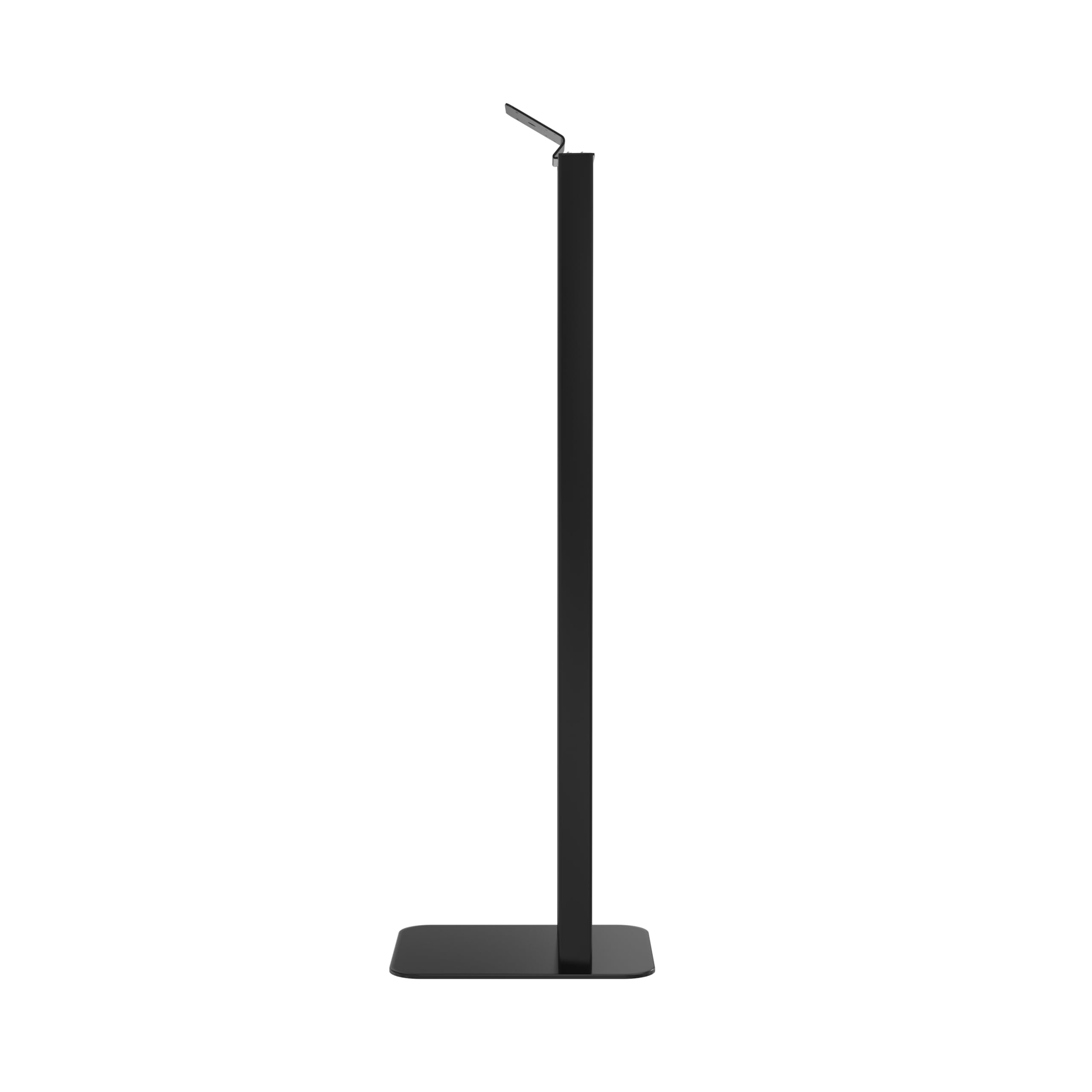Heavy-Duty VESA Compatible Floor Stand Kiosk with Cable Management System - Scratch Resistant Weighted Base & Support Brackets - Black (ADD-PARAFSV) - Perfect for Retail Stores, Exhibitions, and Digital Signage Displays
