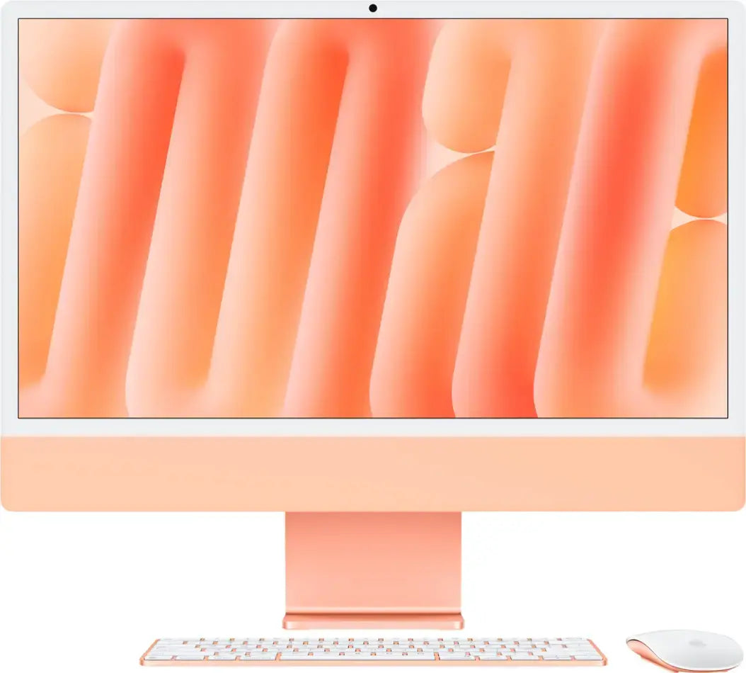 Apple iMac 24-inch All-in-One Desktop with M1 Chip, 8-Core CPU & GPU, 8GB RAM, 256GB SSD, 4.5K Retina Display - Perfect for Home Office, Graphic Design & Video Editing