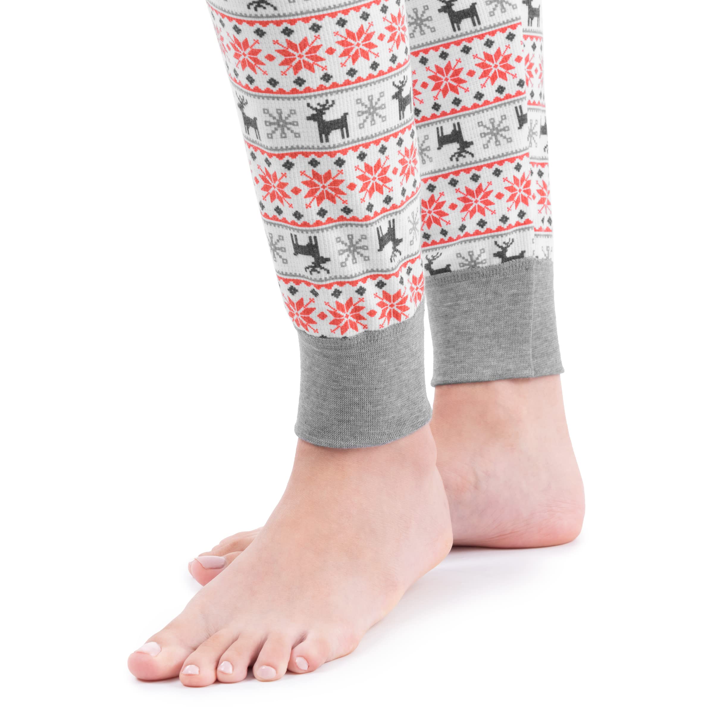 Fruit of the Loom Women's Micro Waffle Premium Thermal Underwear Set - Soft & Warm Winter Base Layer for Cold Weather, Lounge & Sleepwear