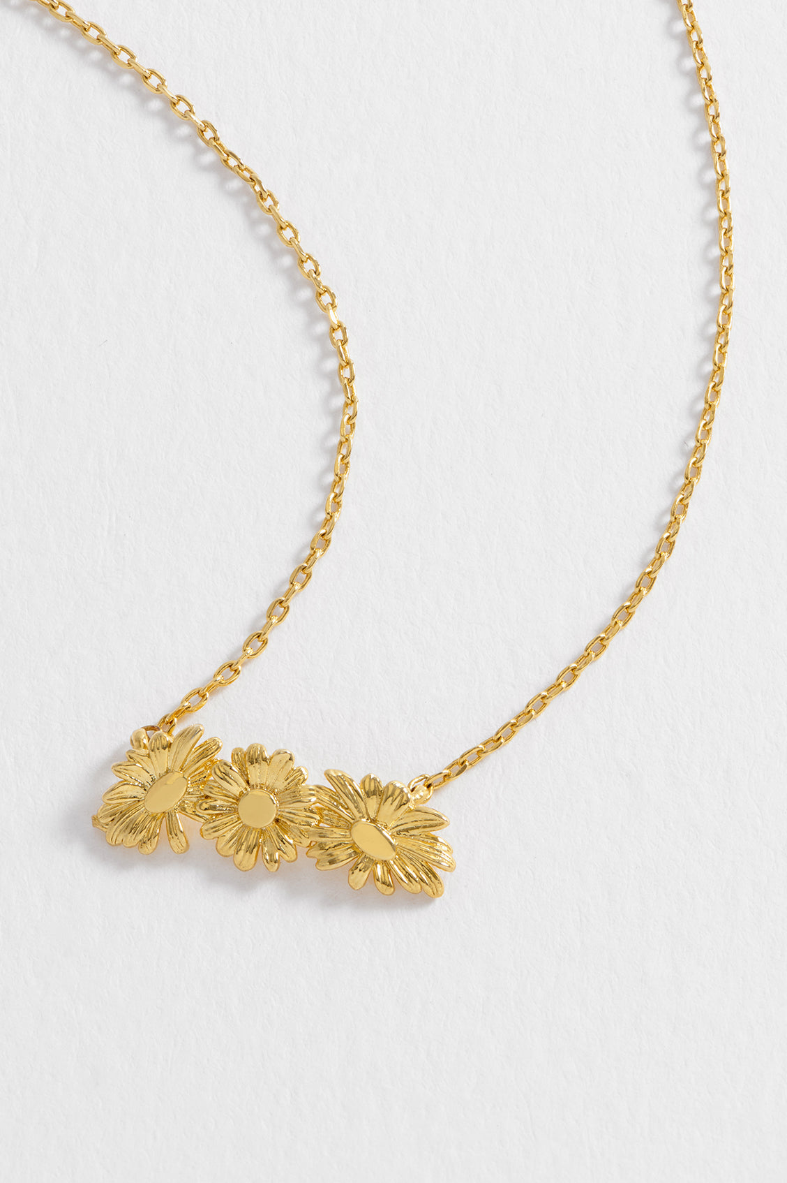 Trio Daisy Necklace - Elegant Floral Jewelry for Women | Perfect for Everyday Wear, Gifts & Special Occasions
