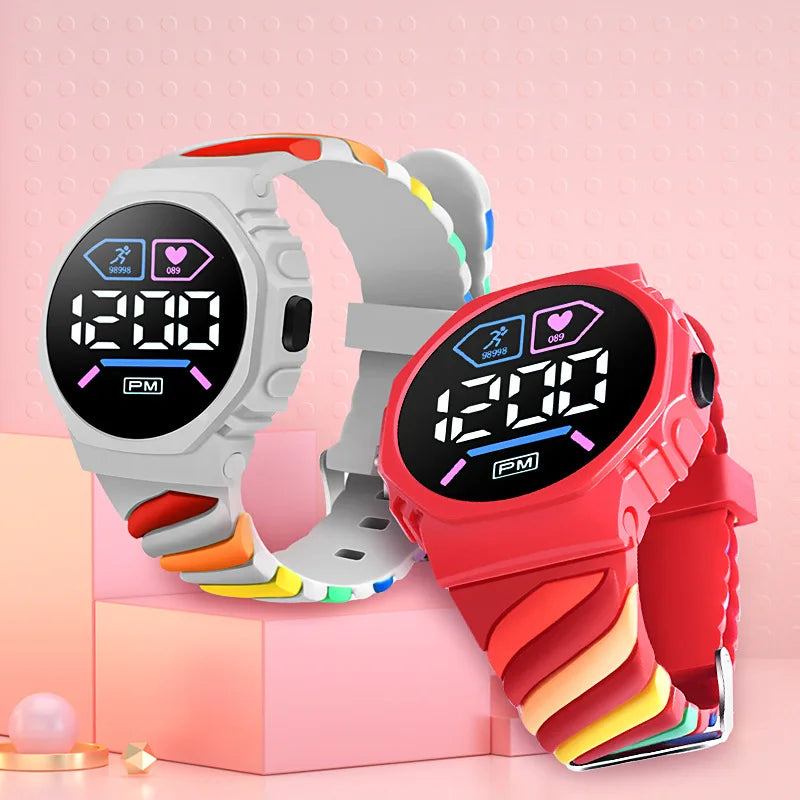 Digital Wristwatch for Men & Women - Waterproof Smart Watch with Fitness Tracker, Heart Rate Monitor & Sleep Tracking - Perfect for Running, Swimming & Everyday Use