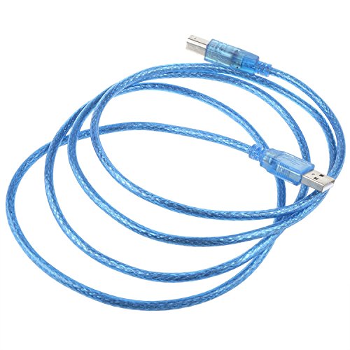 PK Power 6ft USB 2.0 Printer Cable Cord for HP Deskjet 3070A 3510 3511 3512 3520 - High Speed Data Transfer for Home Office Printing & Scanning
