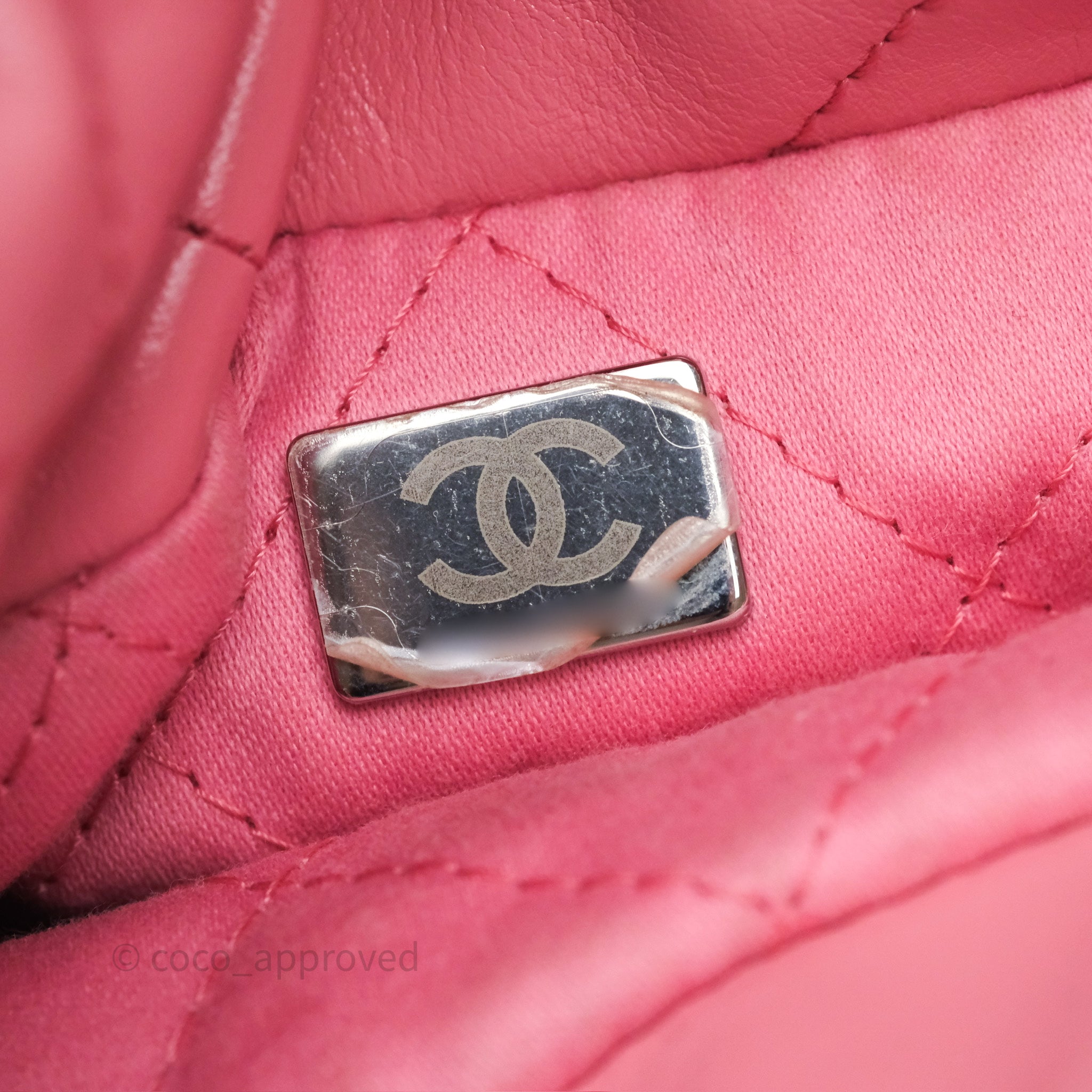 Chanel 22 Mini Bag in Pink Shiny Crumpled Calfskin with Matte Silver Hardware - Luxury Crossbody Purse for Women, Perfect for Date Night & Evening Events