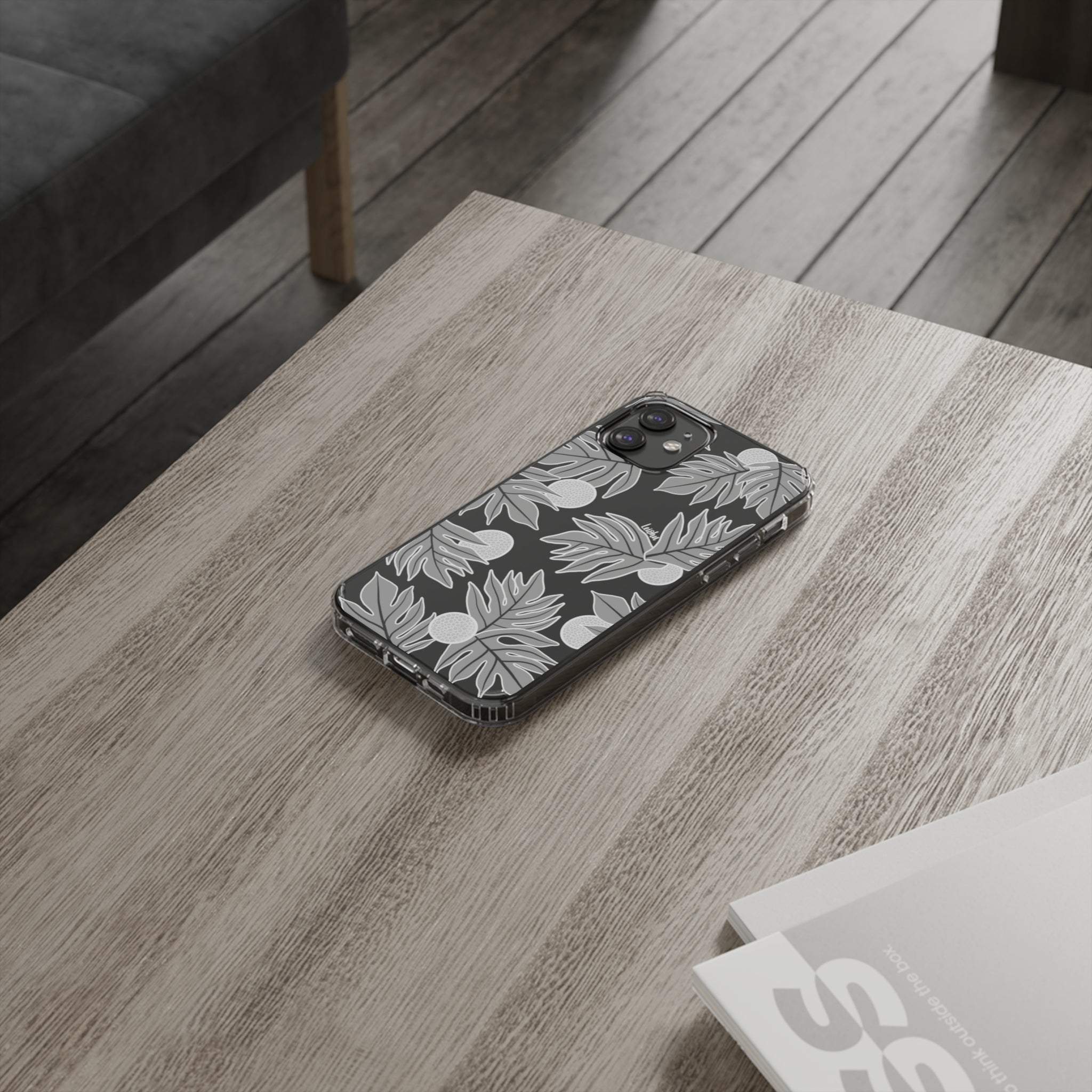 Premium Ulu Ke'oke'o Clear Phone Case - Shockproof & Scratch-Resistant Protective Cover for iPhone 14/13/12/11 Pro Max - Perfect for Outdoor Adventures, Travel & Daily Use