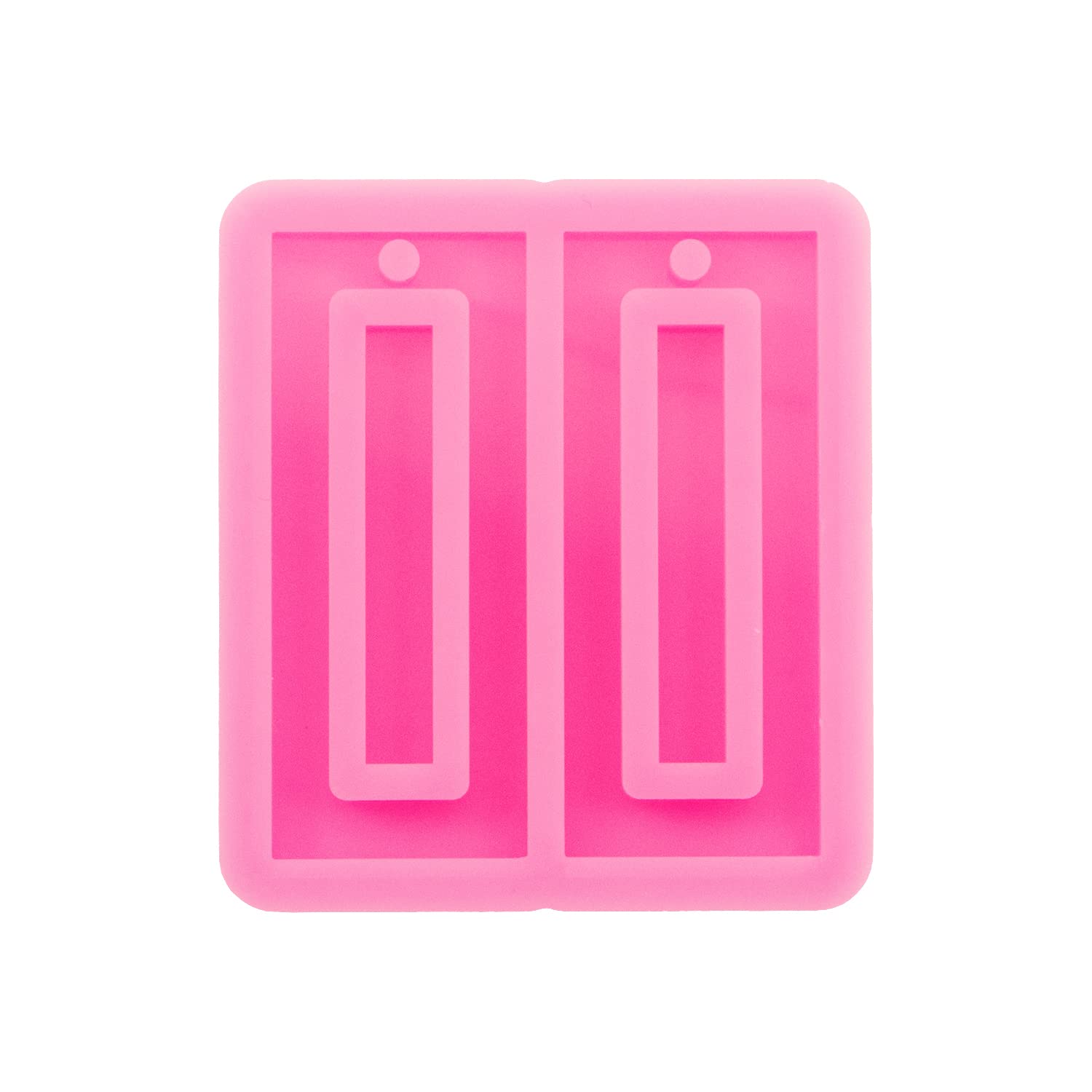 Premium Silicone Molds for DIY Crafts - Rectangle Earring & Keychain Molds for Epoxy Resin, Fondant, Chocolate, Candy Making - Perfect for Jewelry Making, Cake Decorating and Gift Crafting