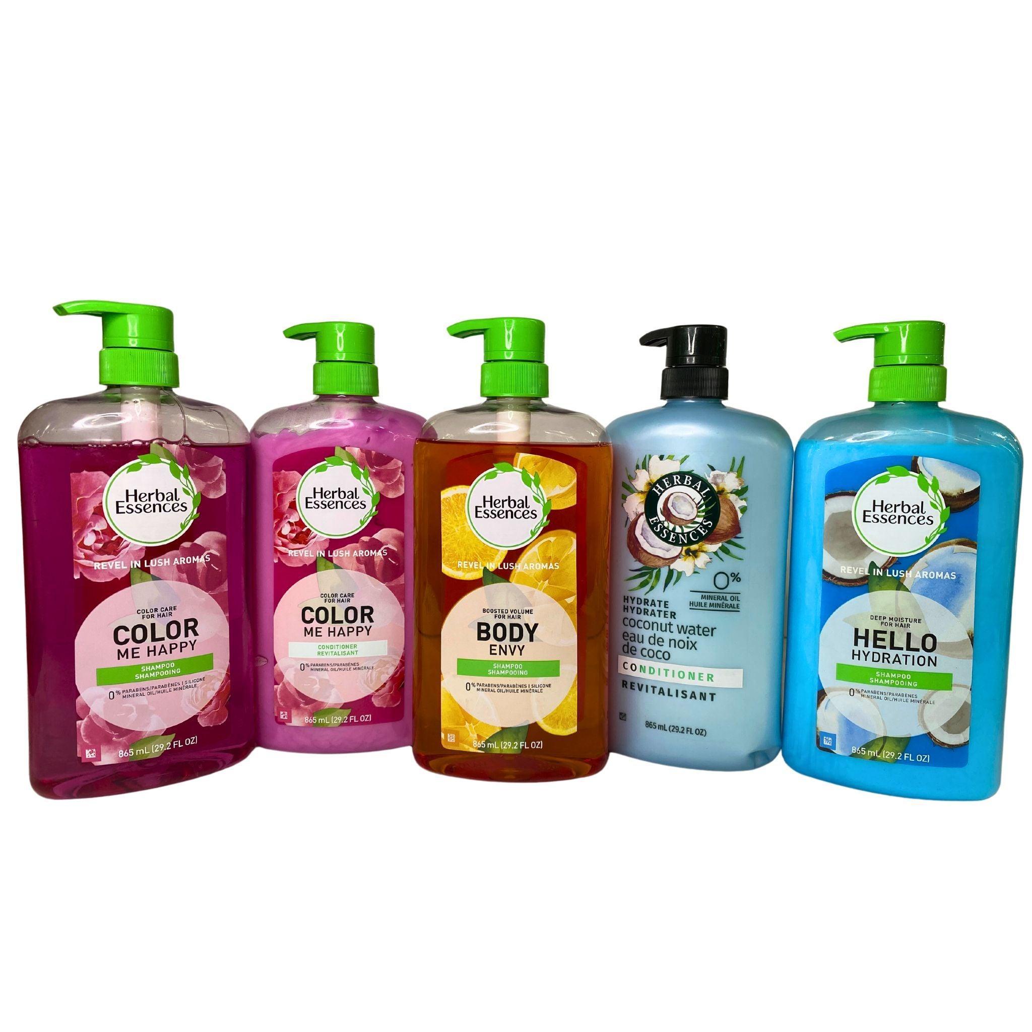 Herbal Essences Shampoo and Conditioner Set - 20 Piece Variety Pack (29.2 oz) for Daily Hair Care, Salon-Quality Results at Home