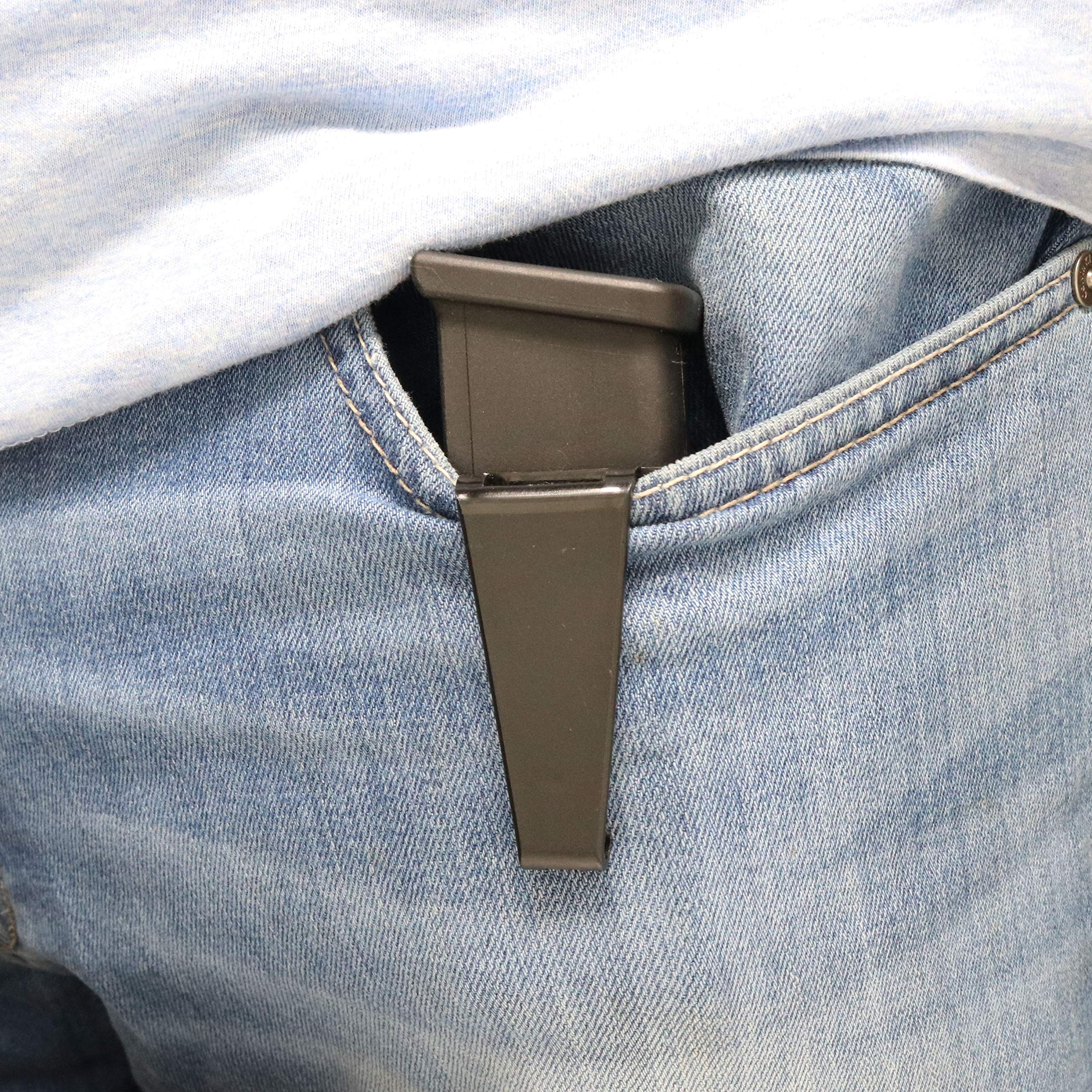 MakerShot Magazine Carrier - Tactical Gun Belt Magazine Holster for Pistol & Handgun | Durable Ammo Storage & Clip Holder | Perfect for Range Shooting, Hunting & Tactical Training