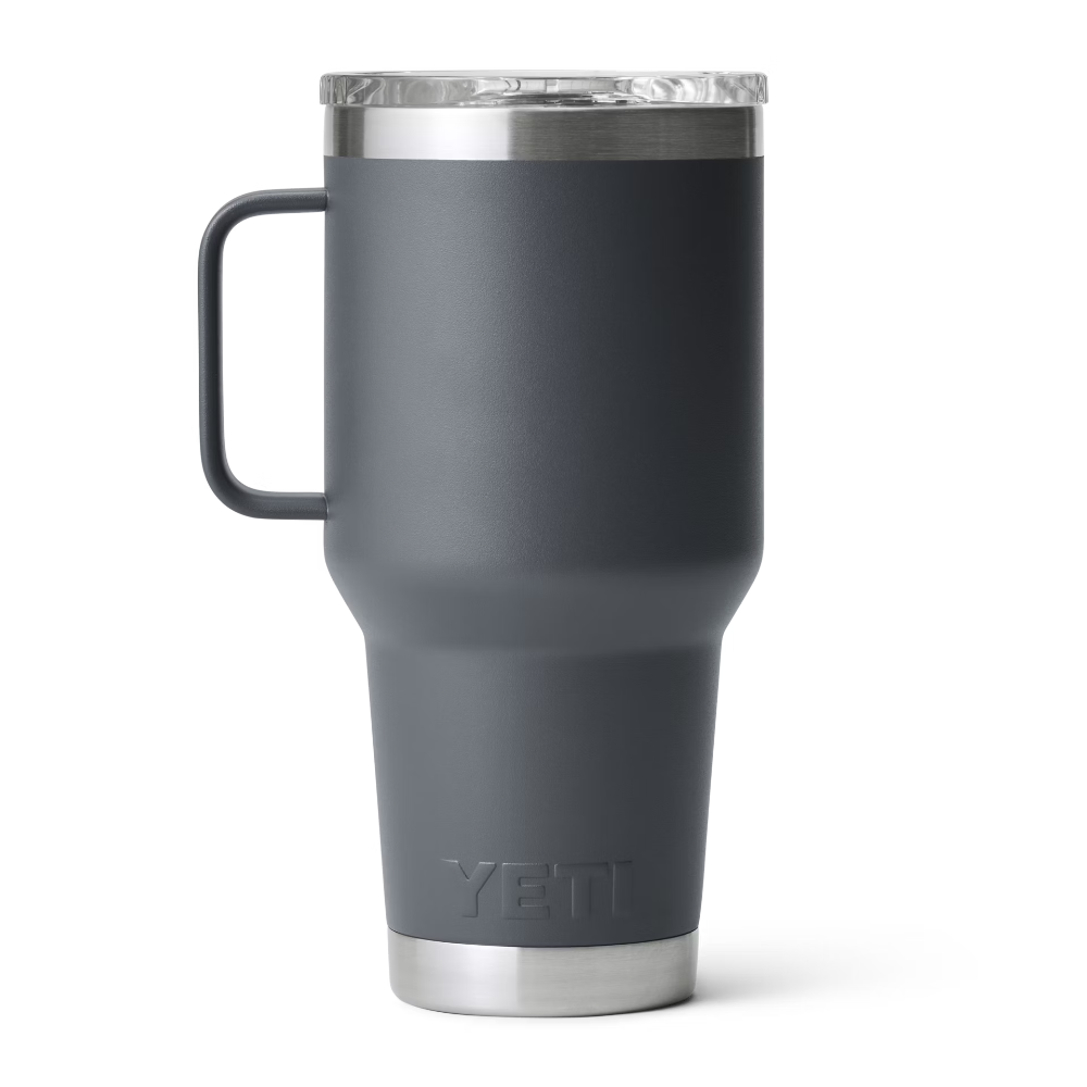 30 oz Rambler Vacuum Insulated Travel Mug with Stronghold™ Lid - Leakproof & Durable for Coffee, Tea & Cold Drinks - Perfect for Commuting, Camping & Outdoor Adventures