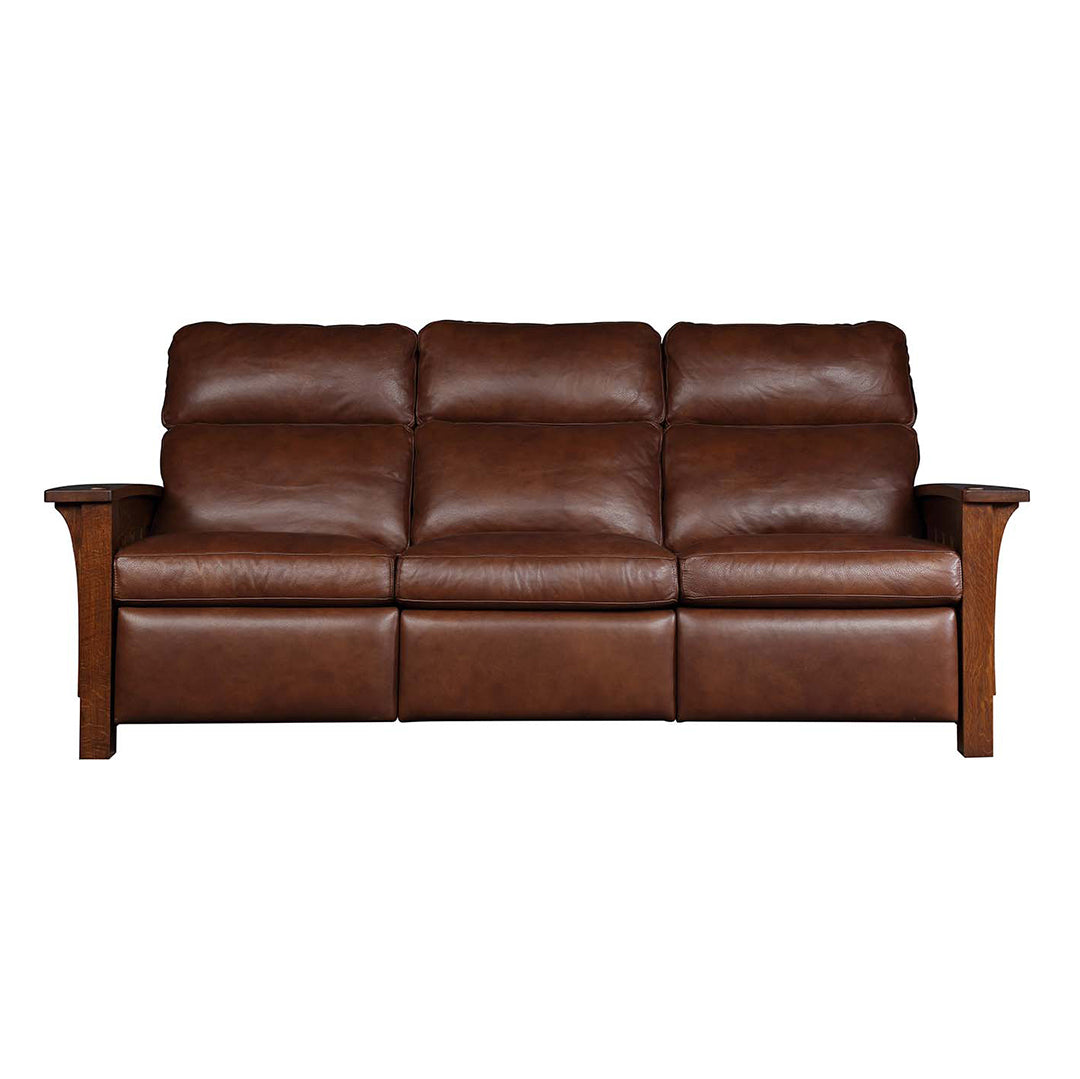 Orchard Street Power Reclining Sofa - Modern Electric Recliner with USB Charging & Lumbar Support - Perfect for Living Room, Home Theater & Family Movie Nights