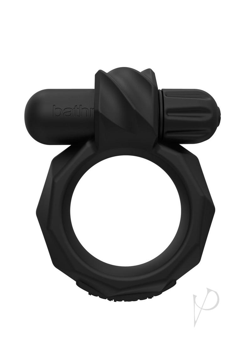 Bathmate Maximus Vibe 45 Rechargeable Silicone Cock Ring - Black | Waterproof Adult Toy for Couples & Solo Play | Enhance Intimacy & Pleasure in Bedroom or Shower