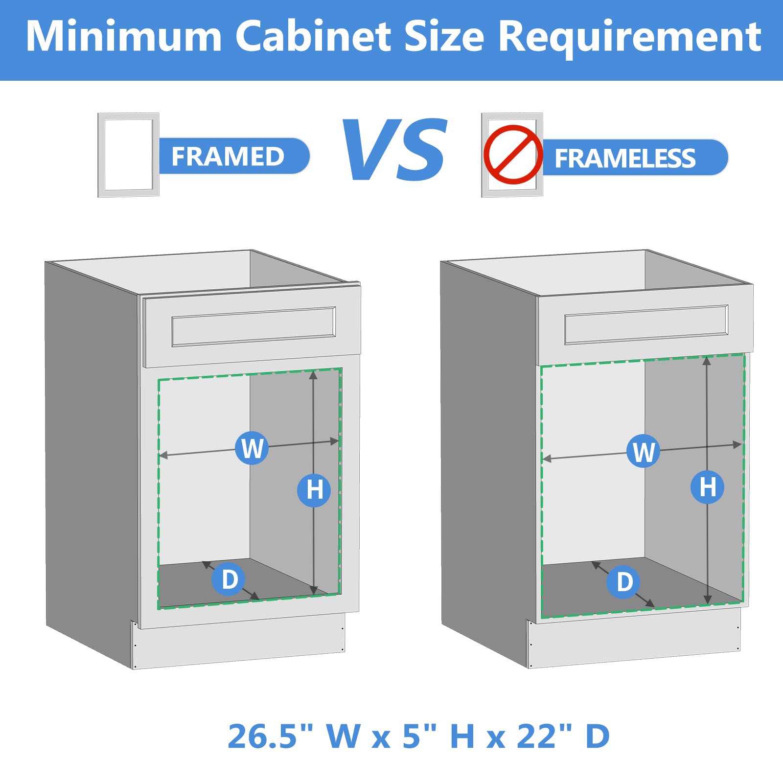 ROOMTEC Soft Close Pull Out Cabinet Organizer 25.5